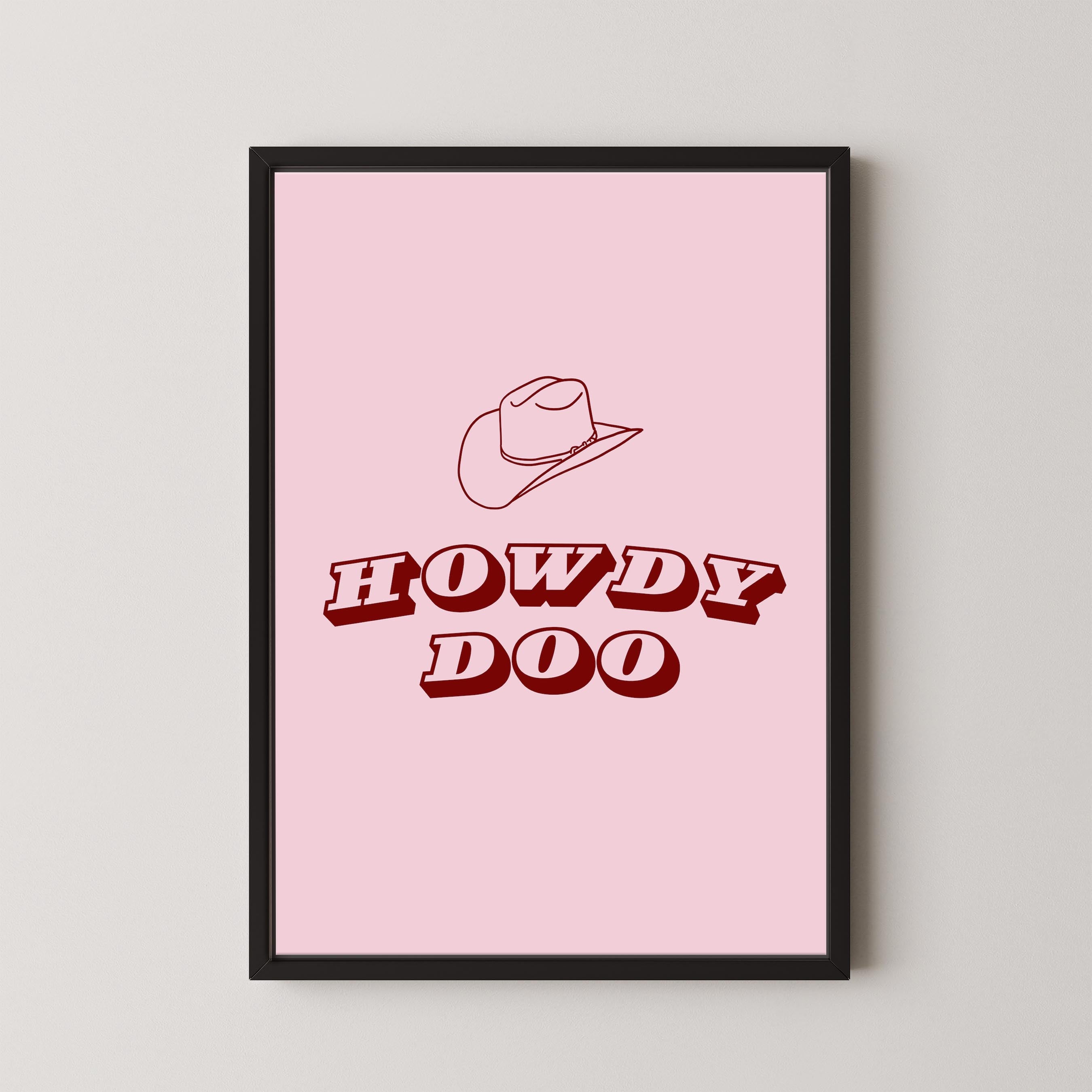 Howdy Doo in Pink