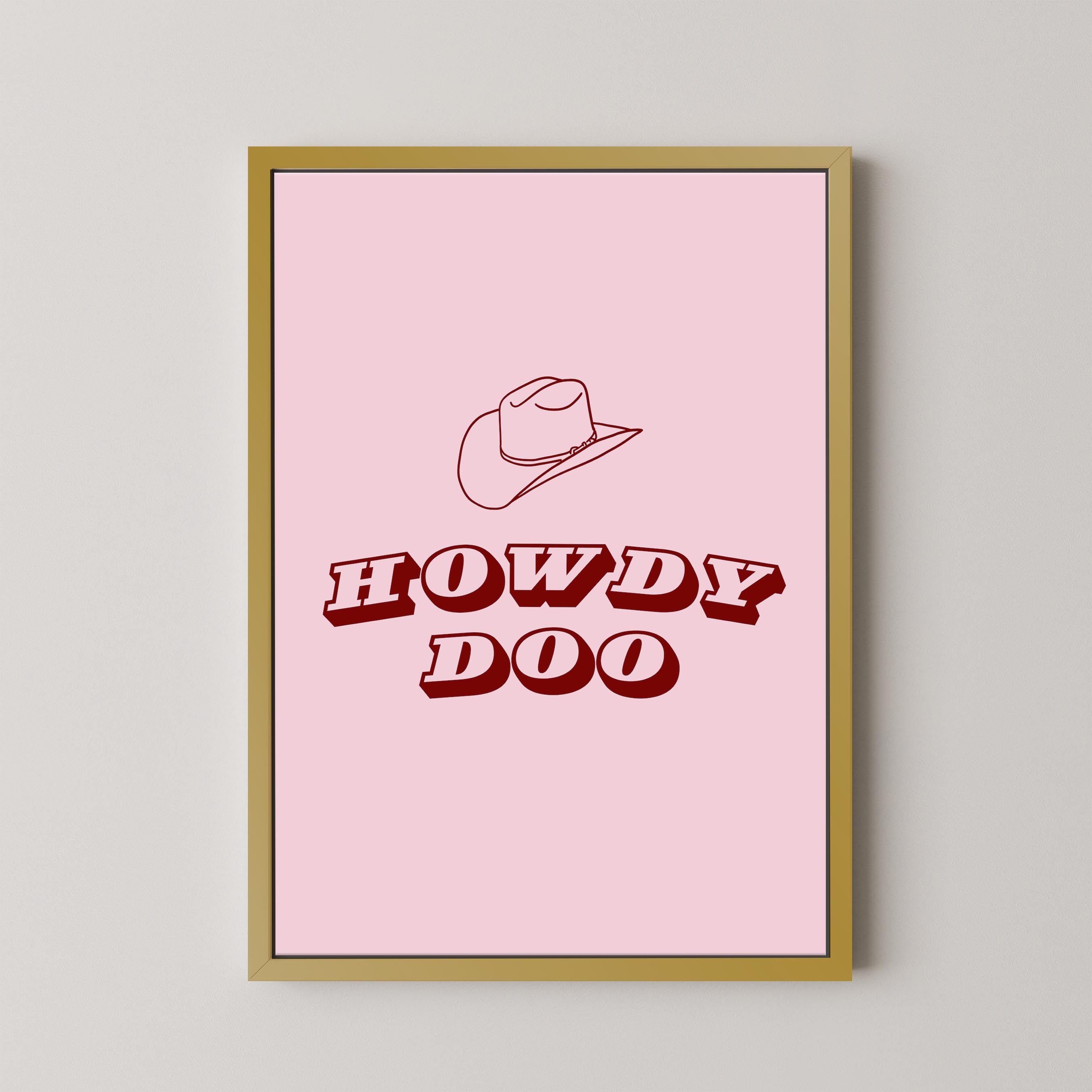 Howdy Doo in Pink