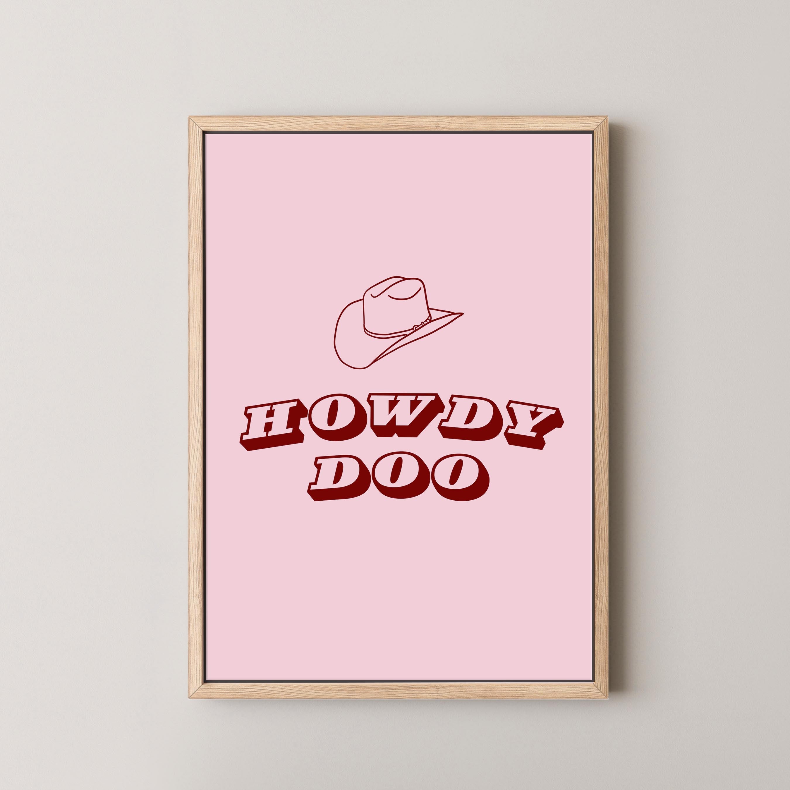 Howdy Doo in Pink