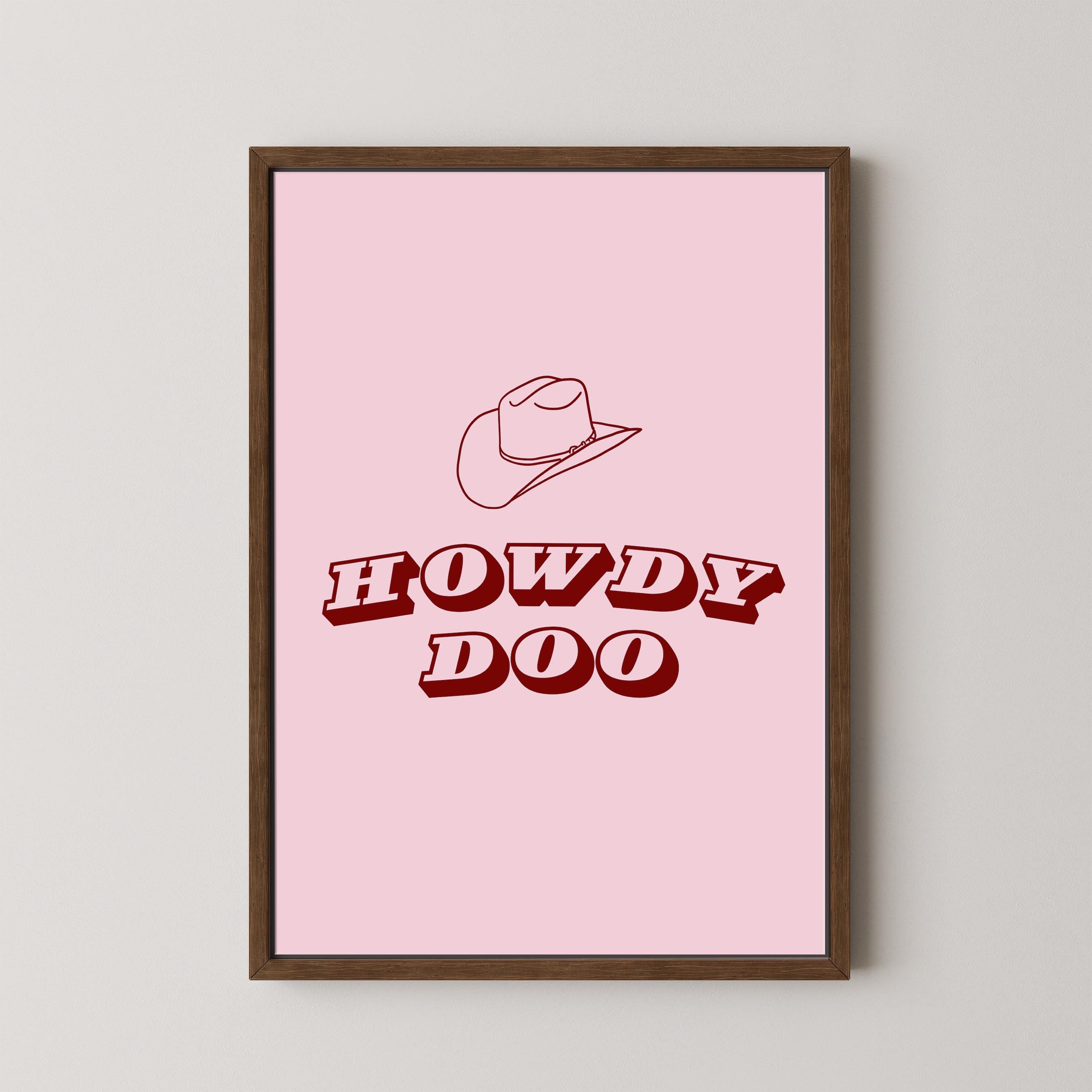 Howdy Doo in Pink