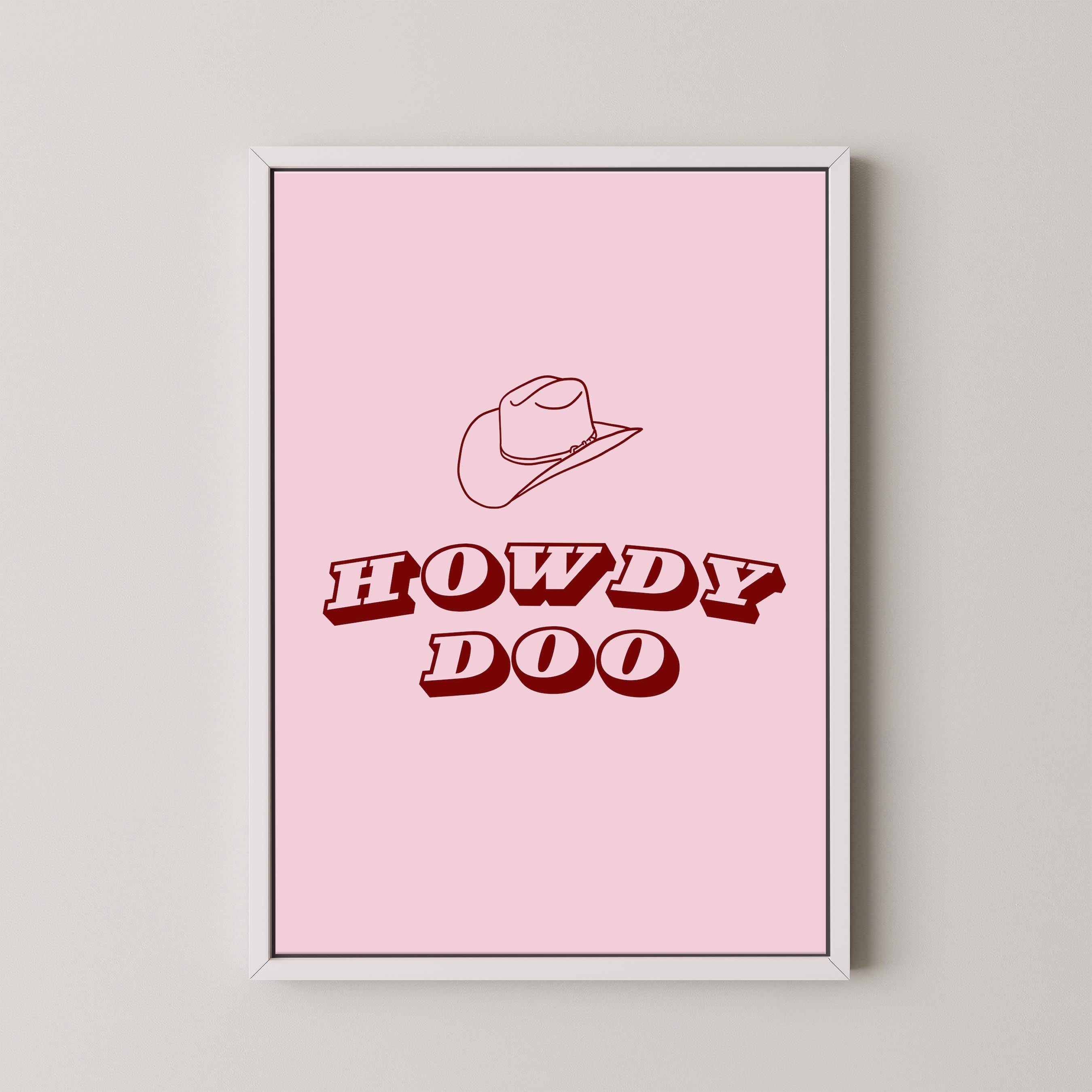 Howdy Doo in Pink