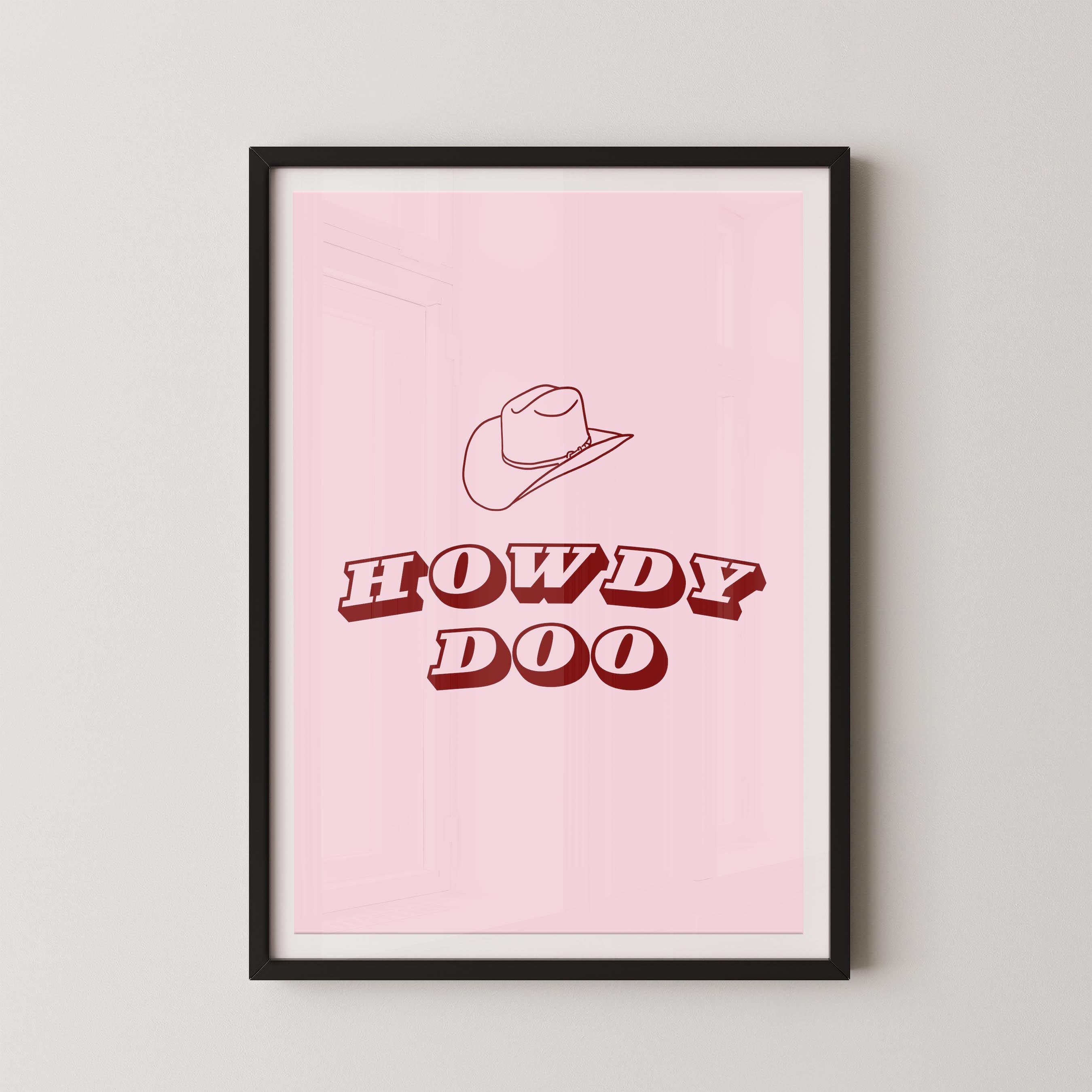Howdy Doo in Pink