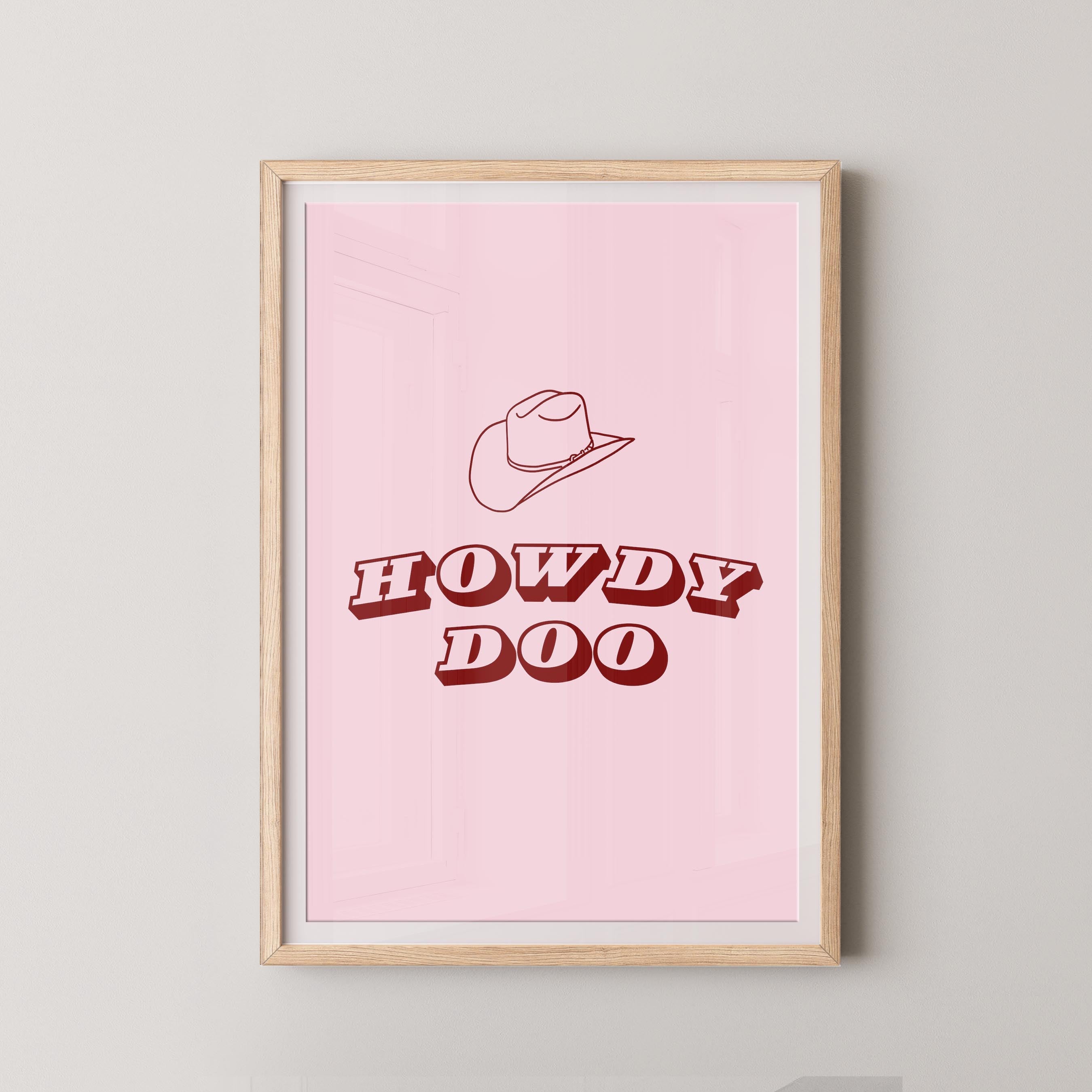 Howdy Doo in Pink