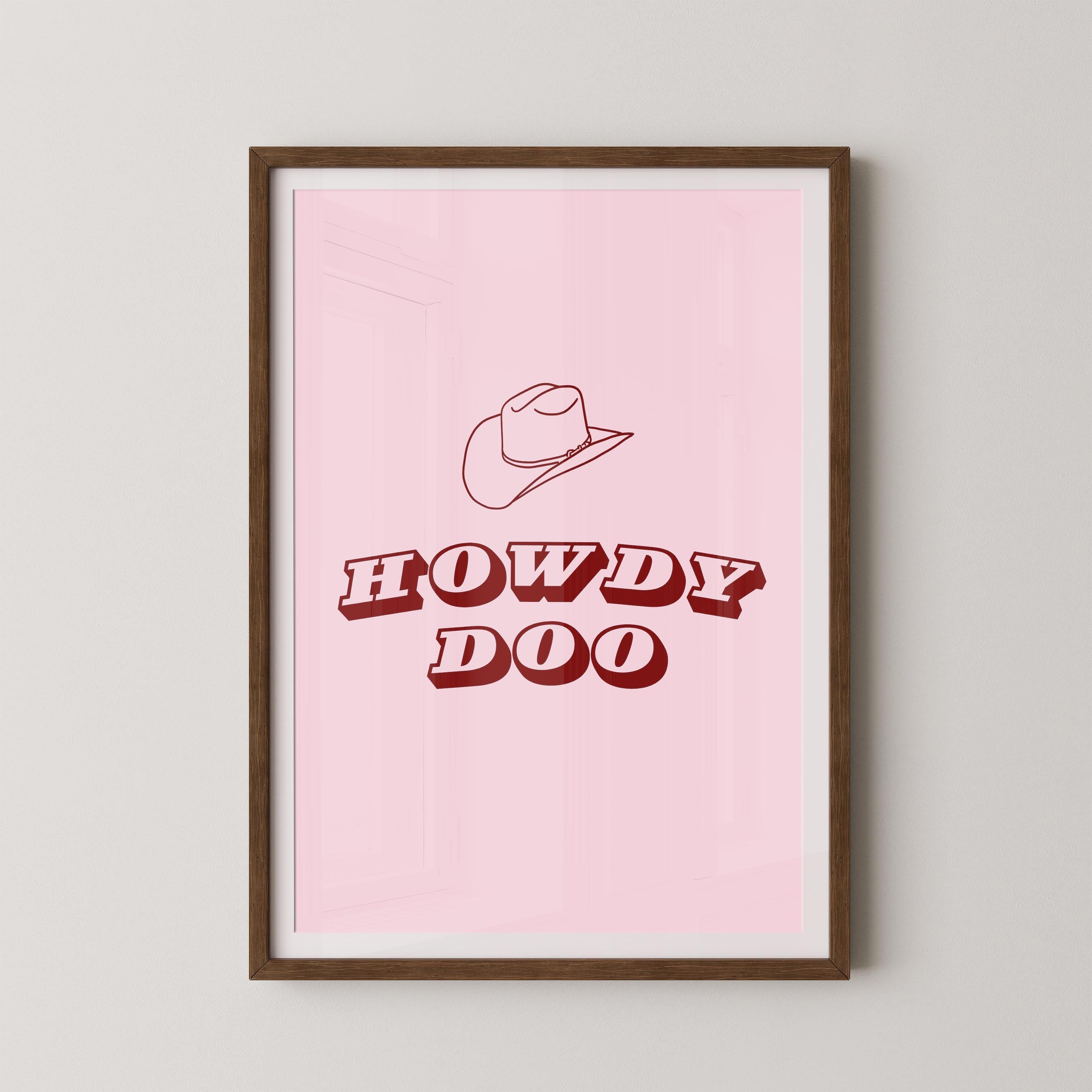 Howdy Doo in Pink