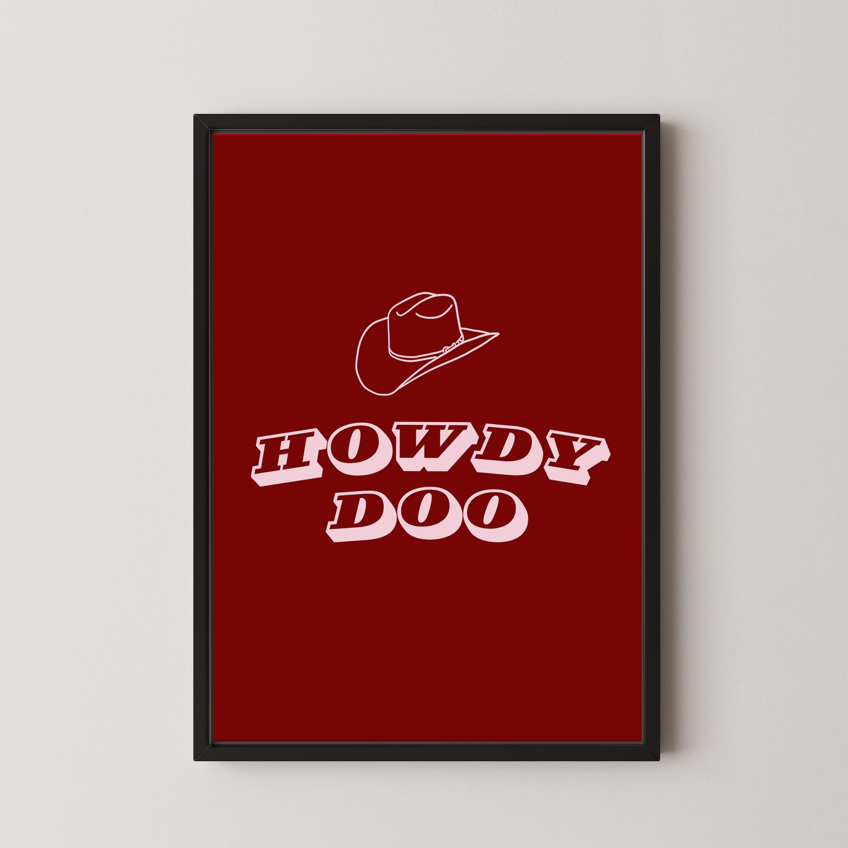 Howdy Doo in Red