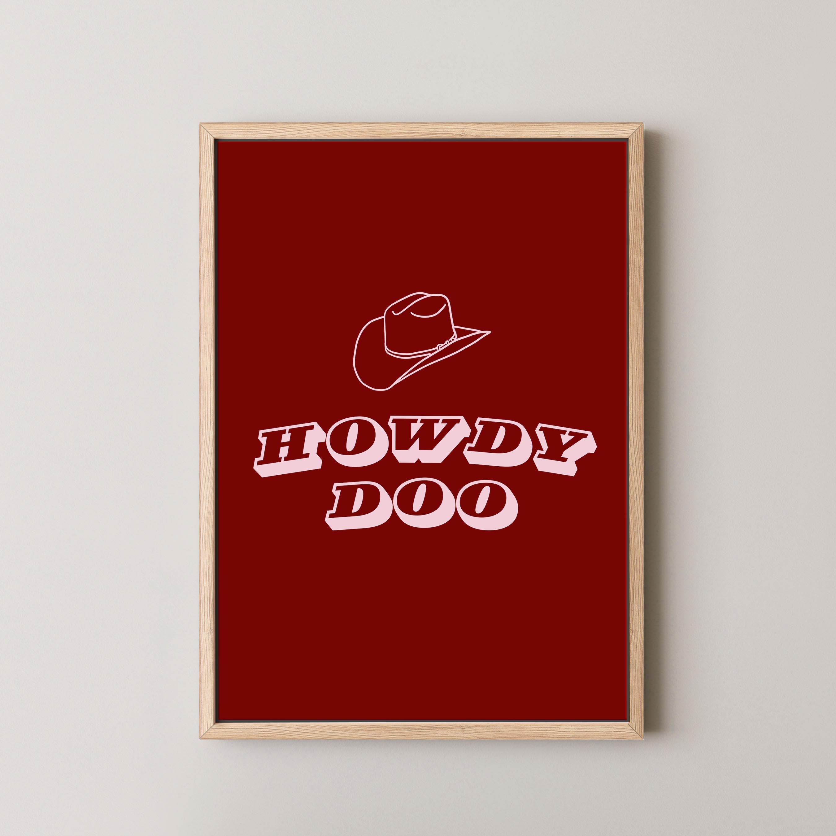 Howdy Doo in Red