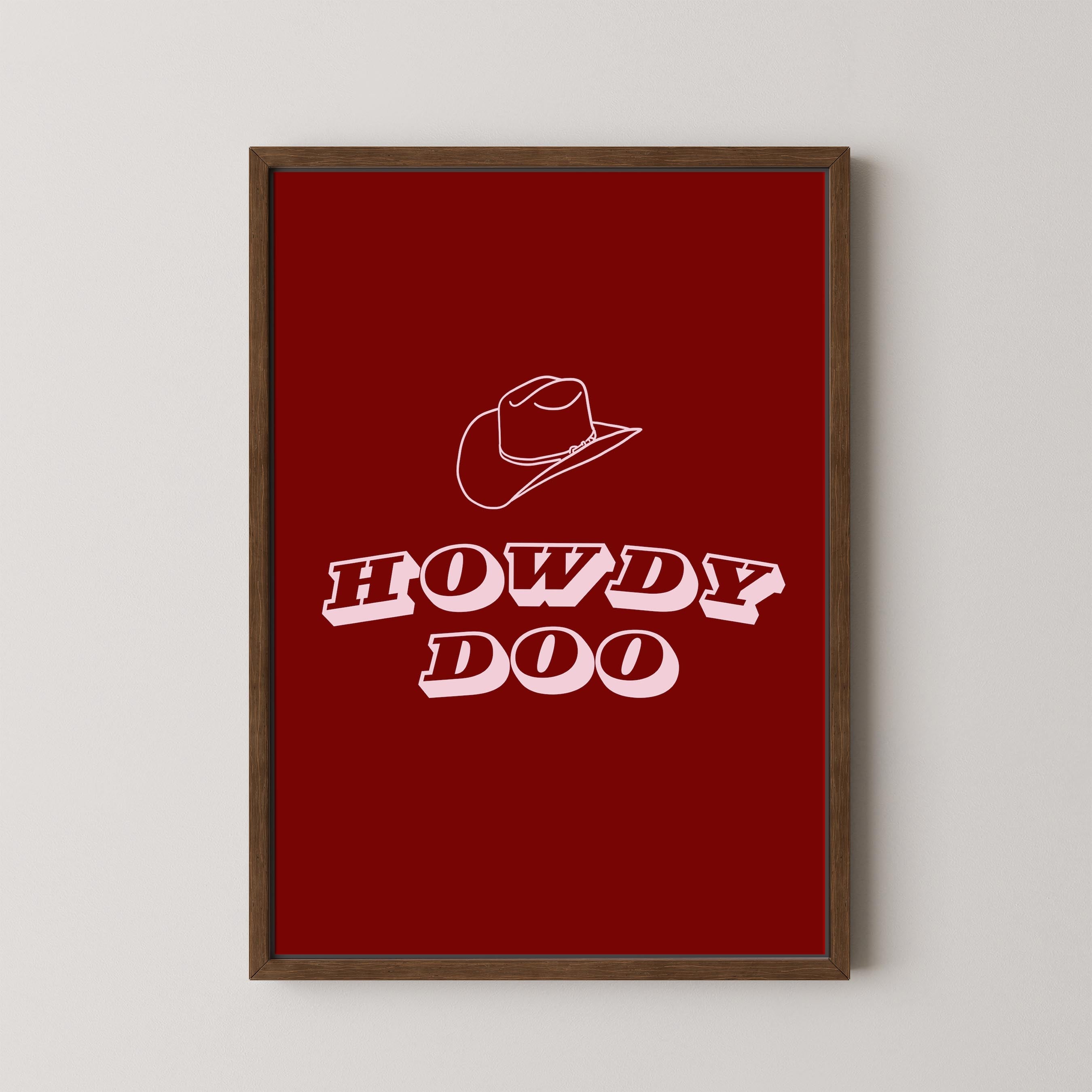 Howdy Doo in Red