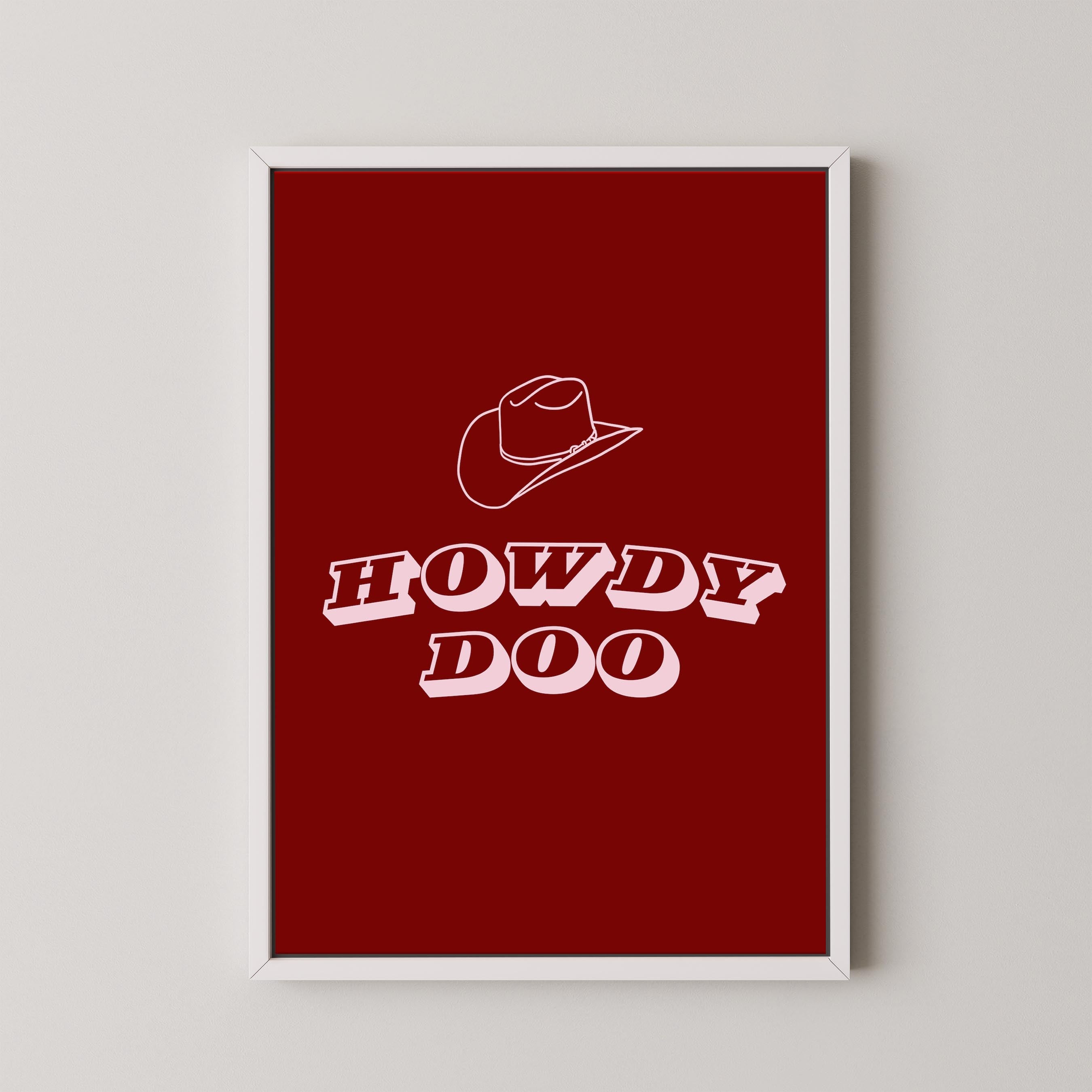 Howdy Doo in Red