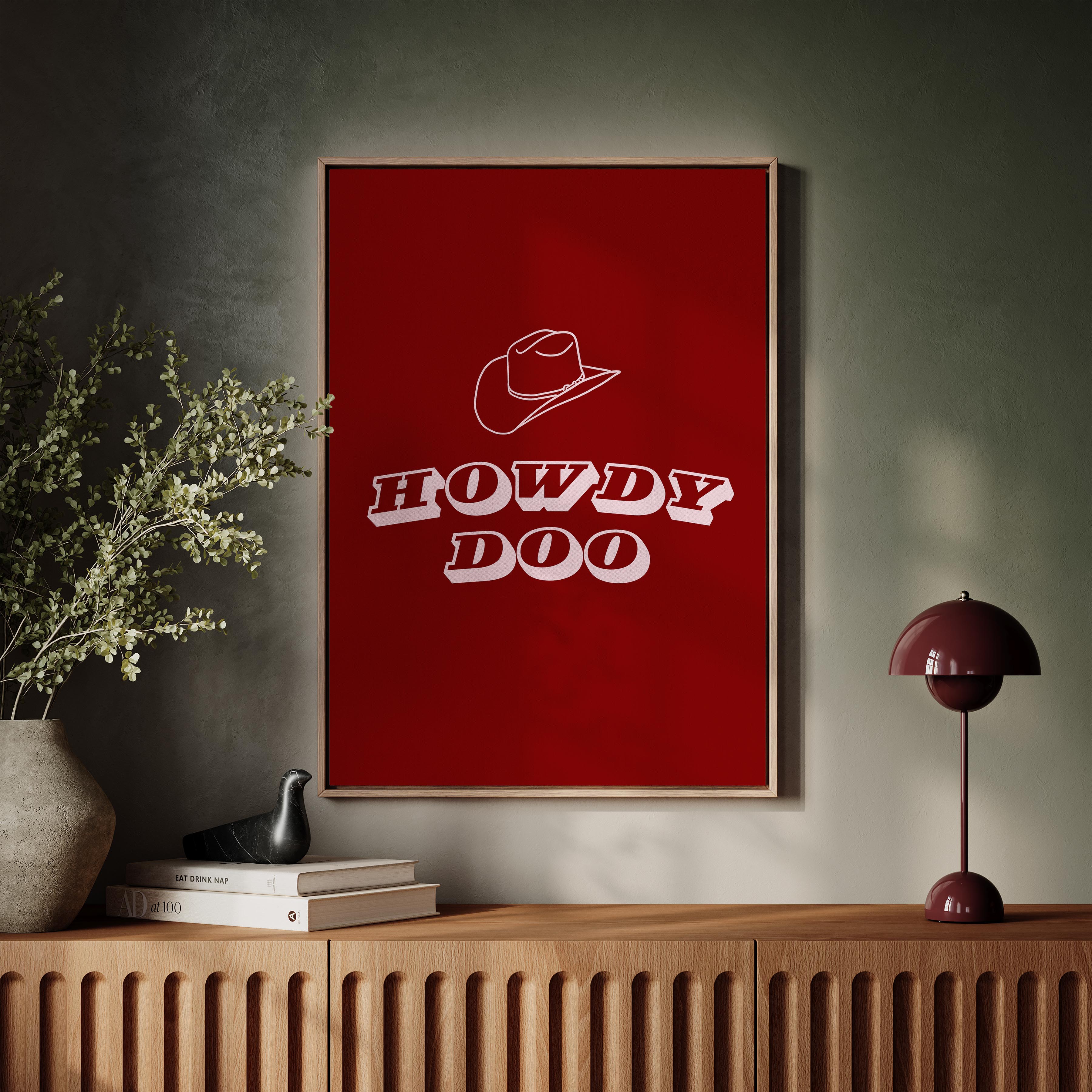 Howdy Doo in Red
