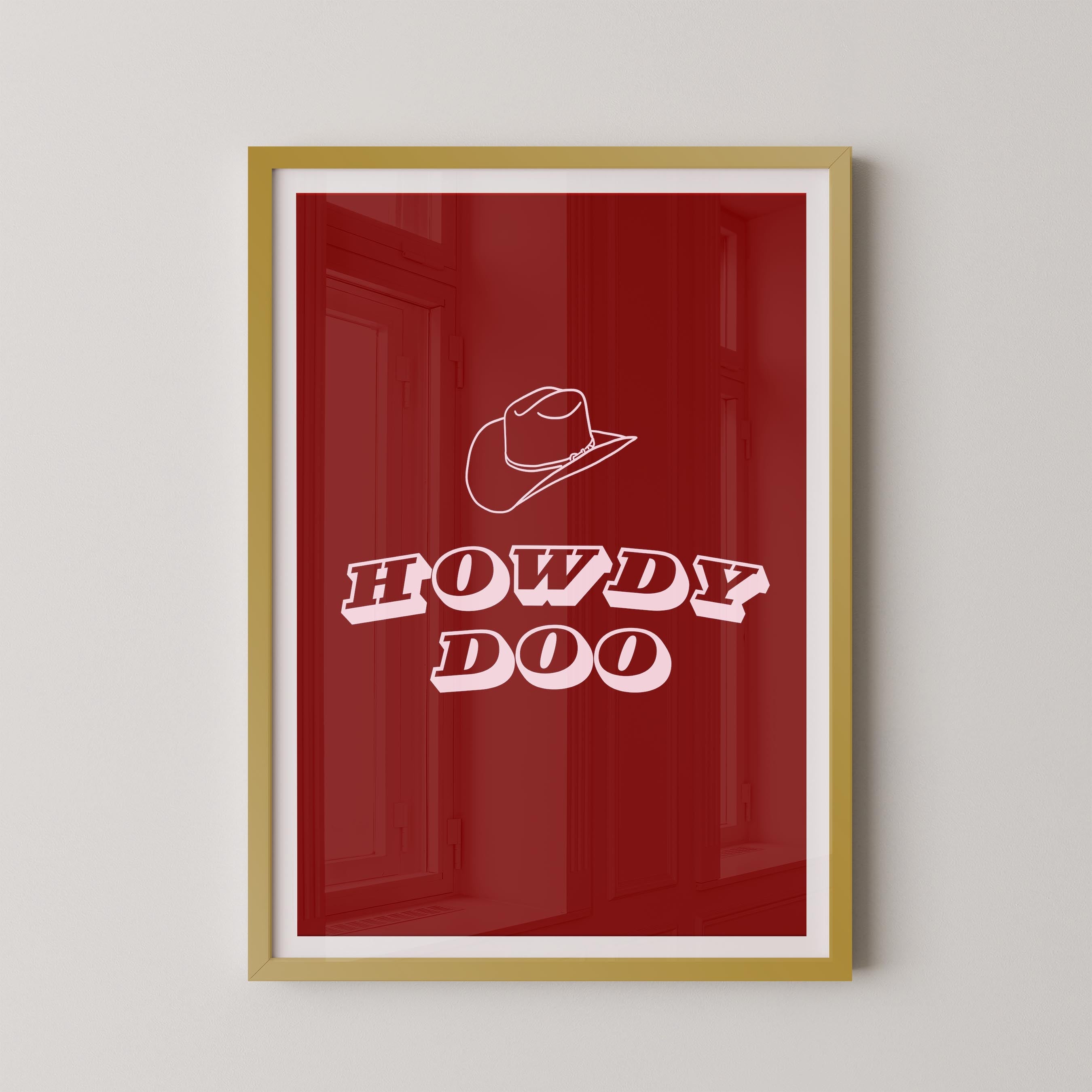 Howdy Doo in Red