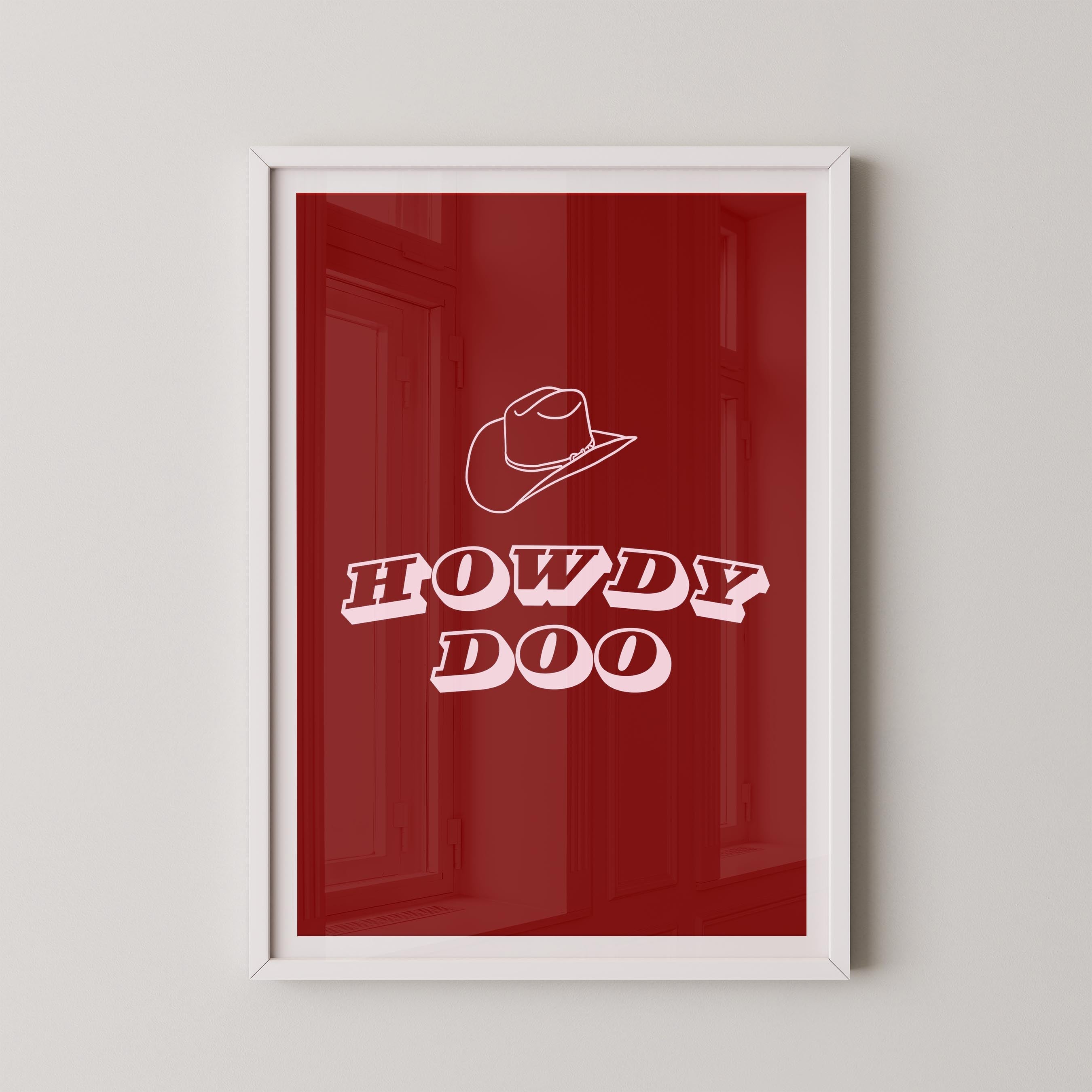 Howdy Doo in Red