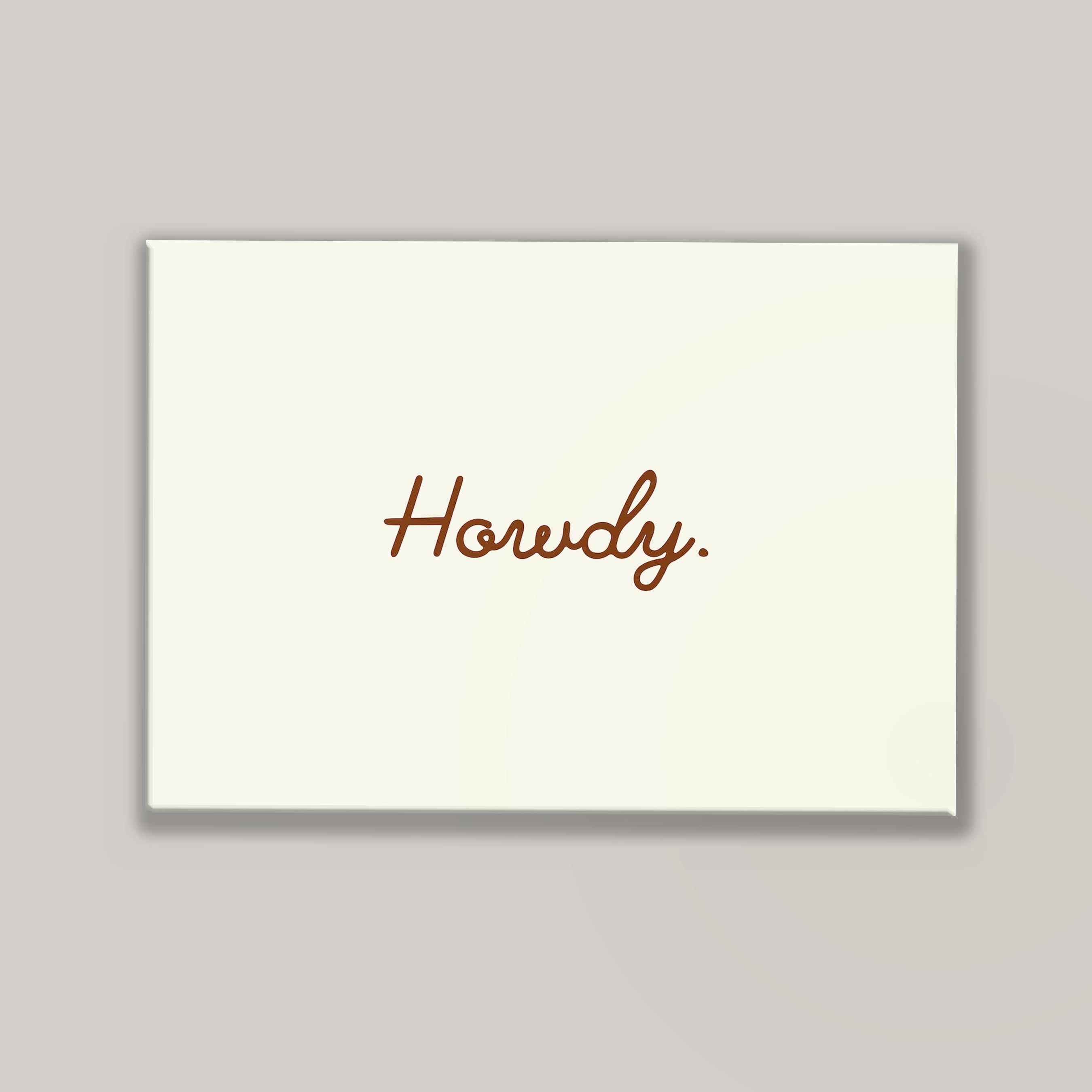 Howdy in Beige