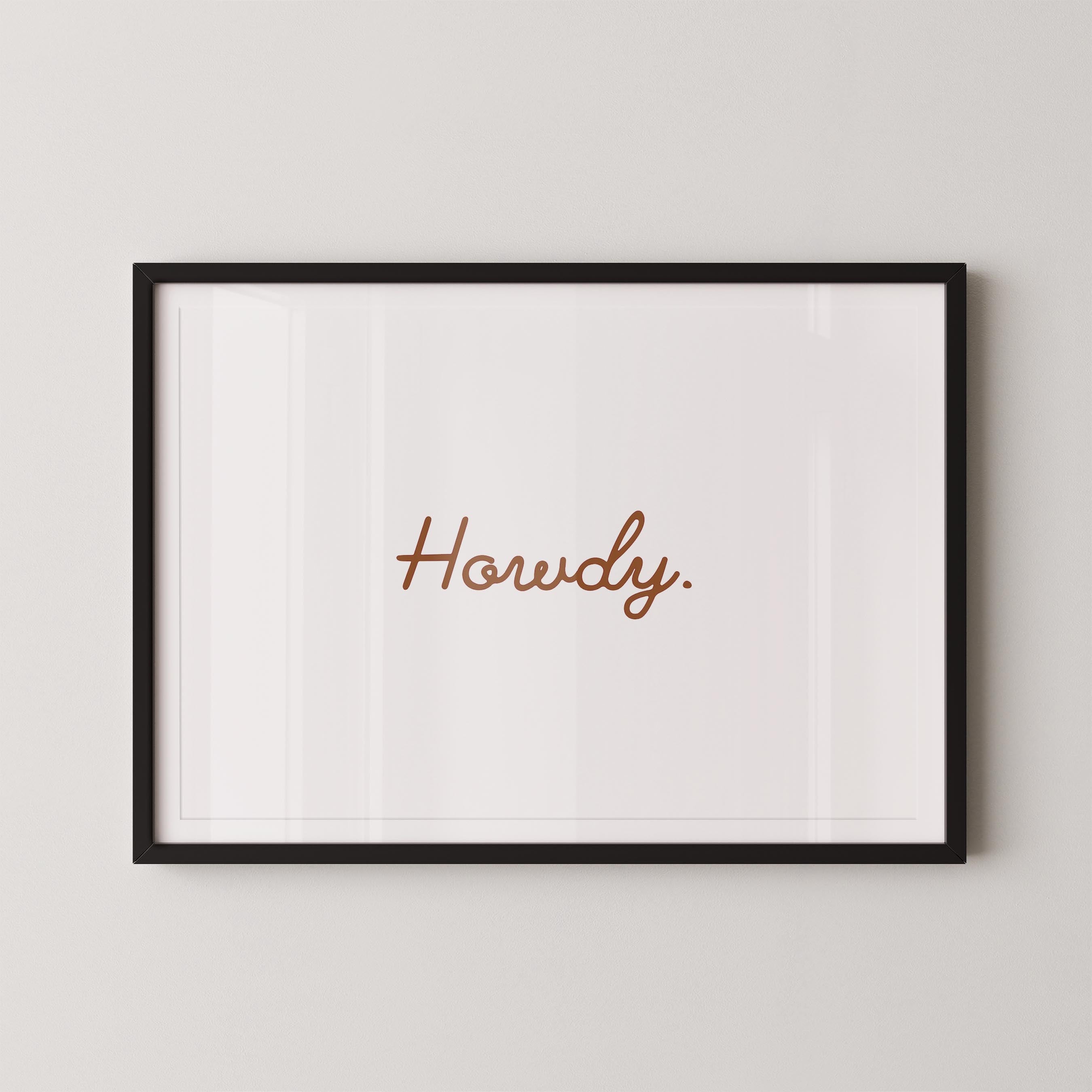 Howdy in Beige