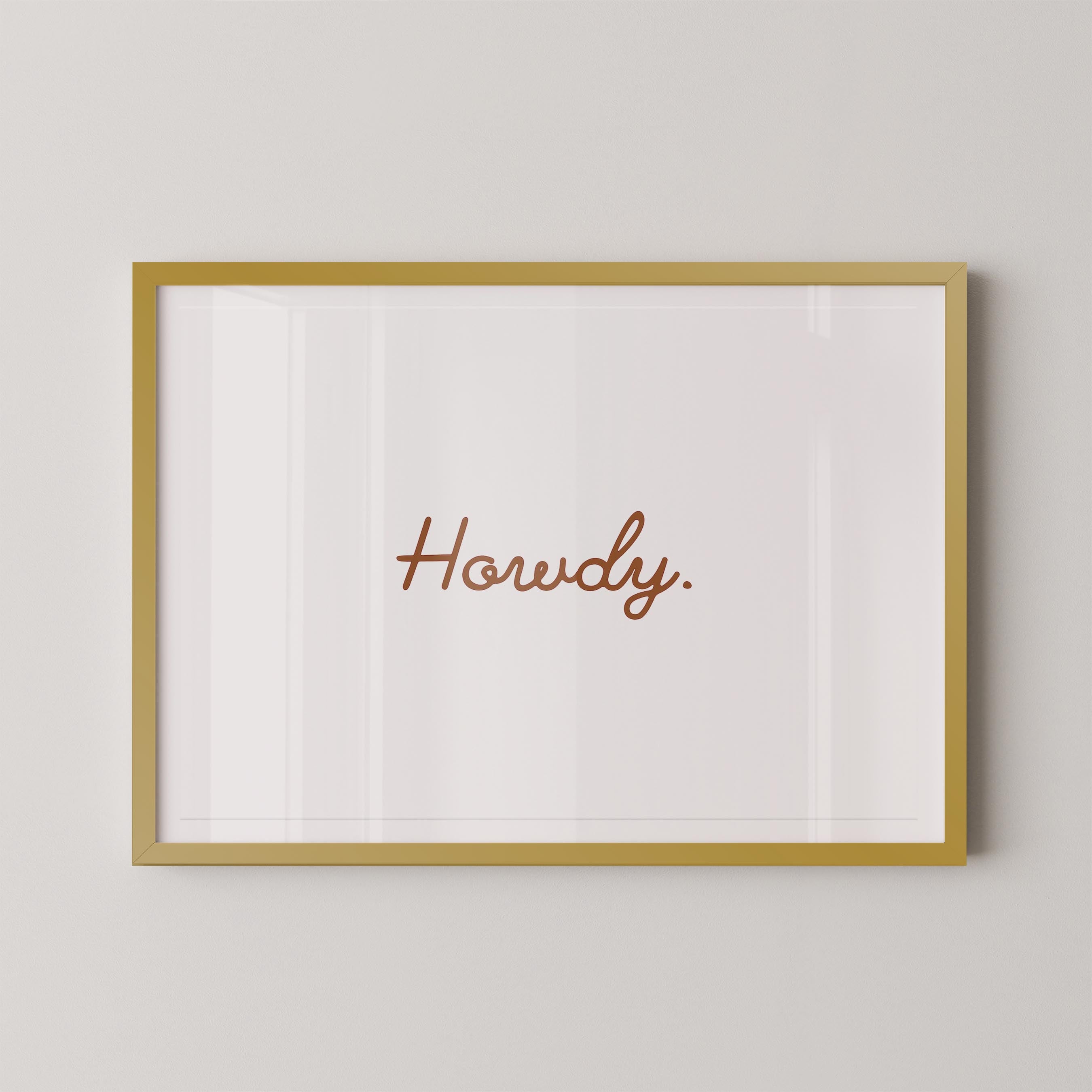 Howdy in Beige
