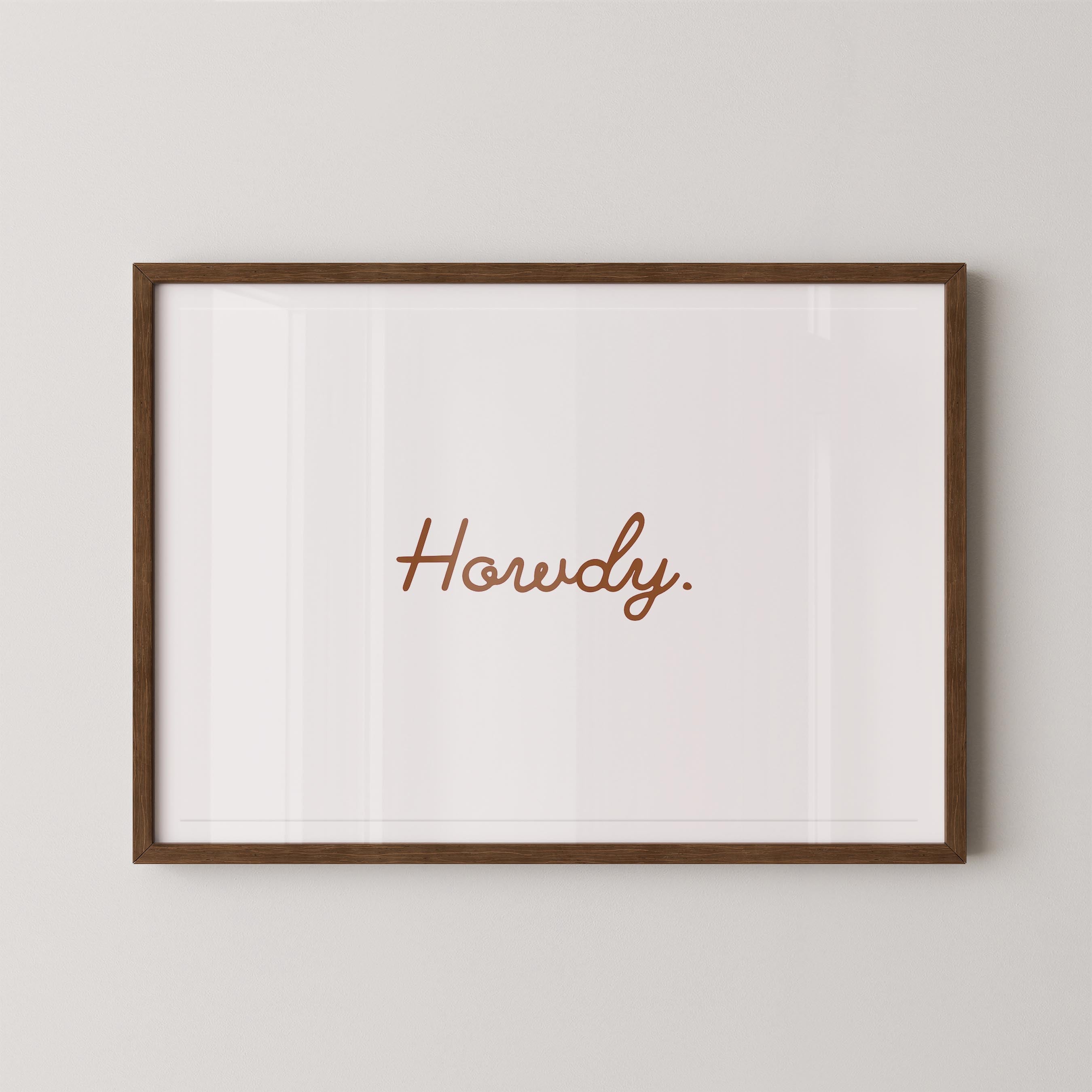Howdy in Beige
