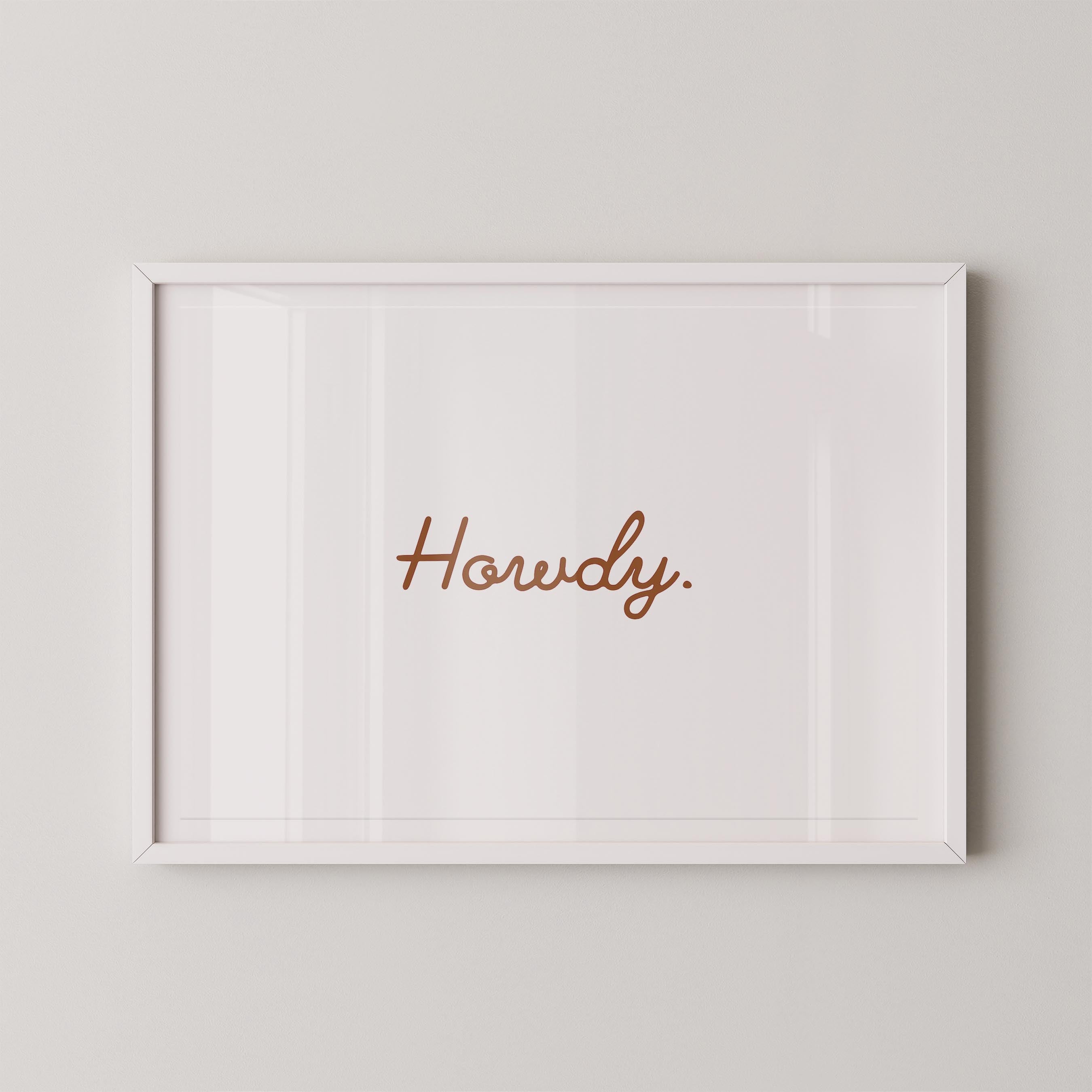 Howdy in Beige