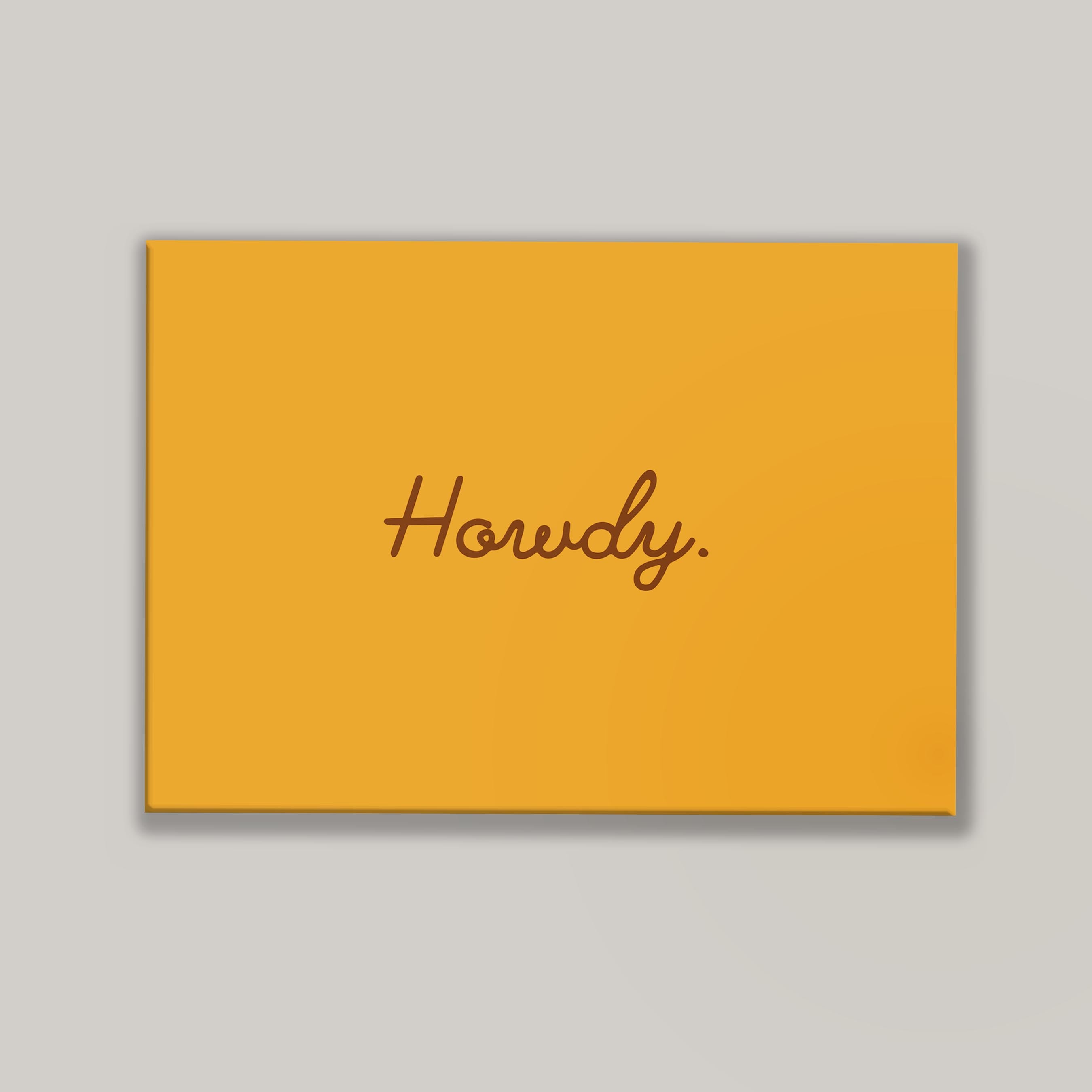 Howdy in Gold