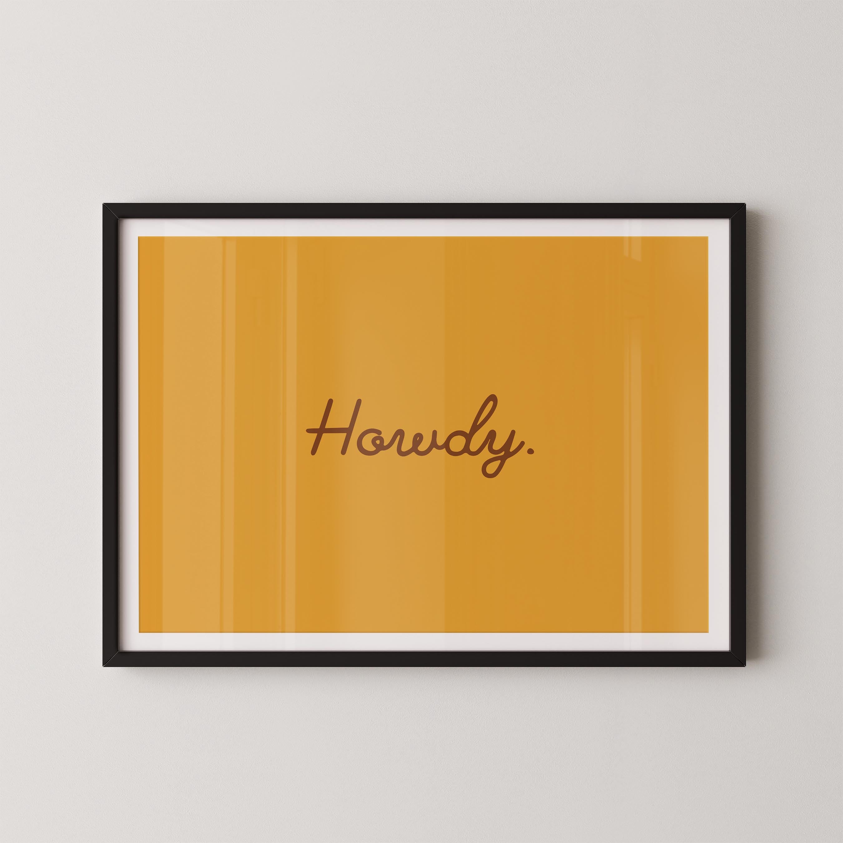 Howdy in Gold
