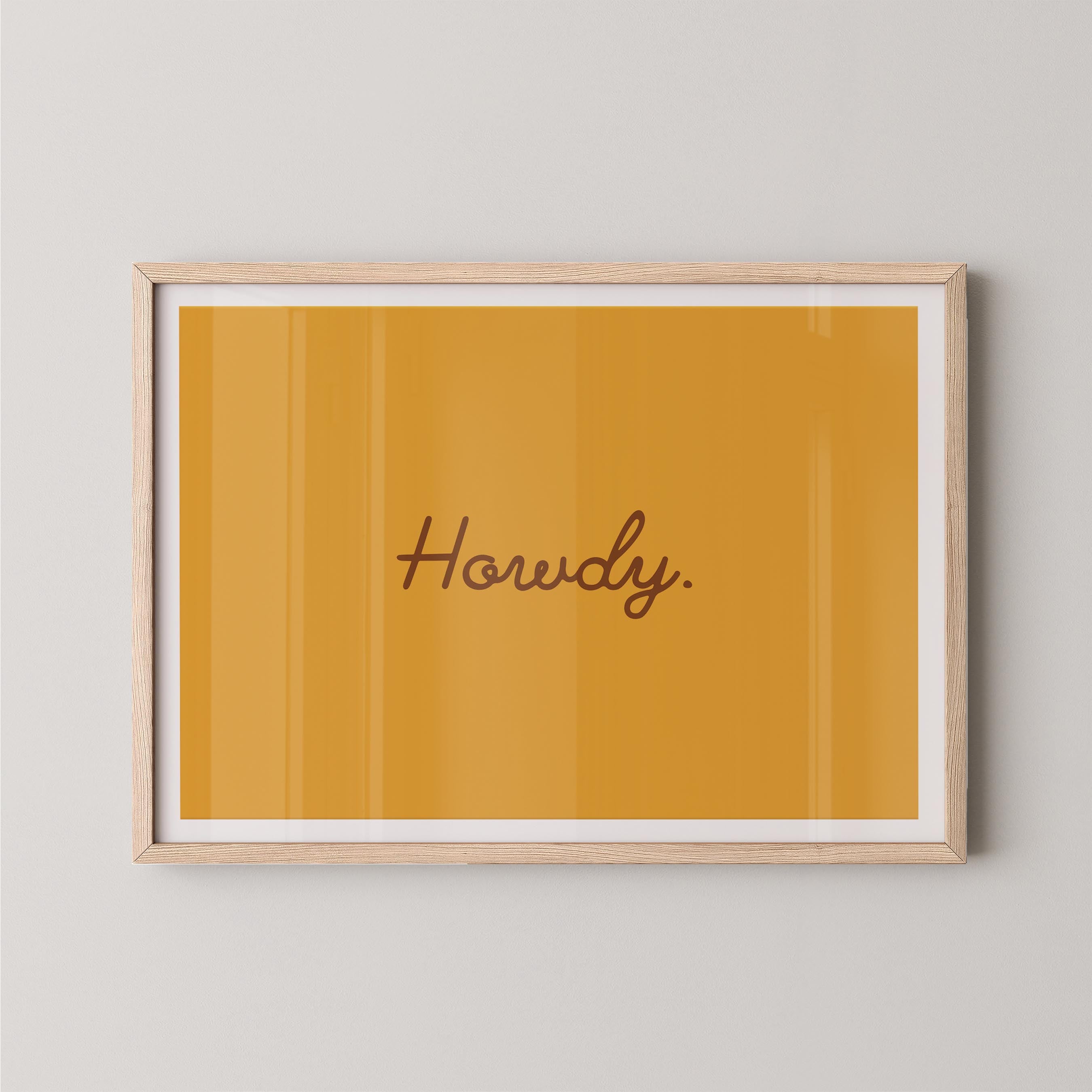Howdy in Gold
