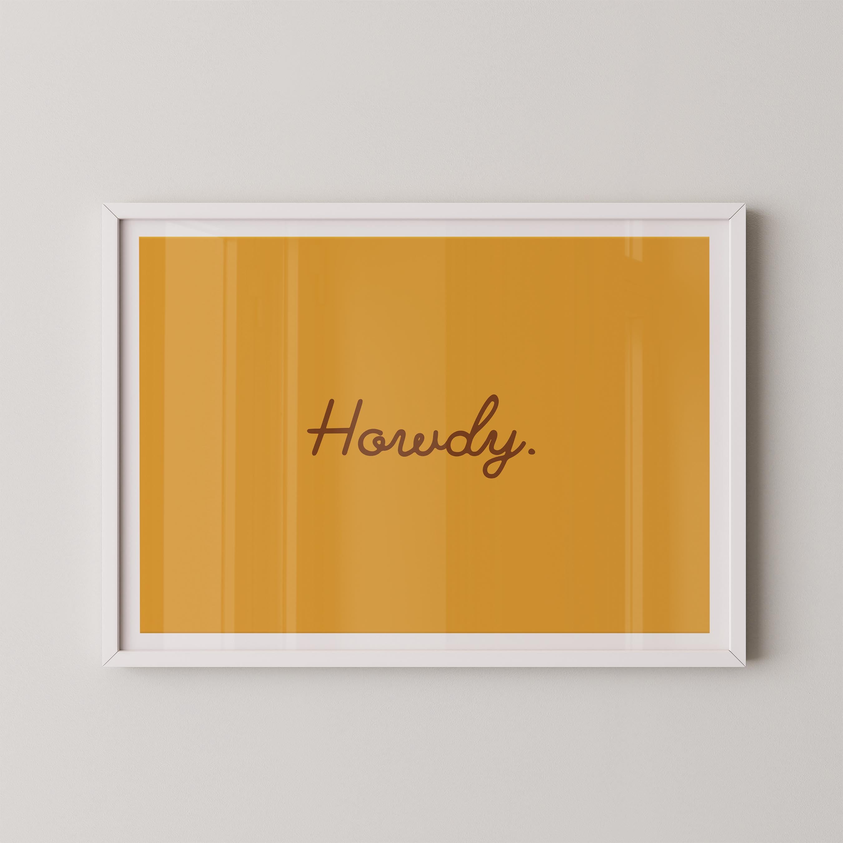 Howdy in Gold