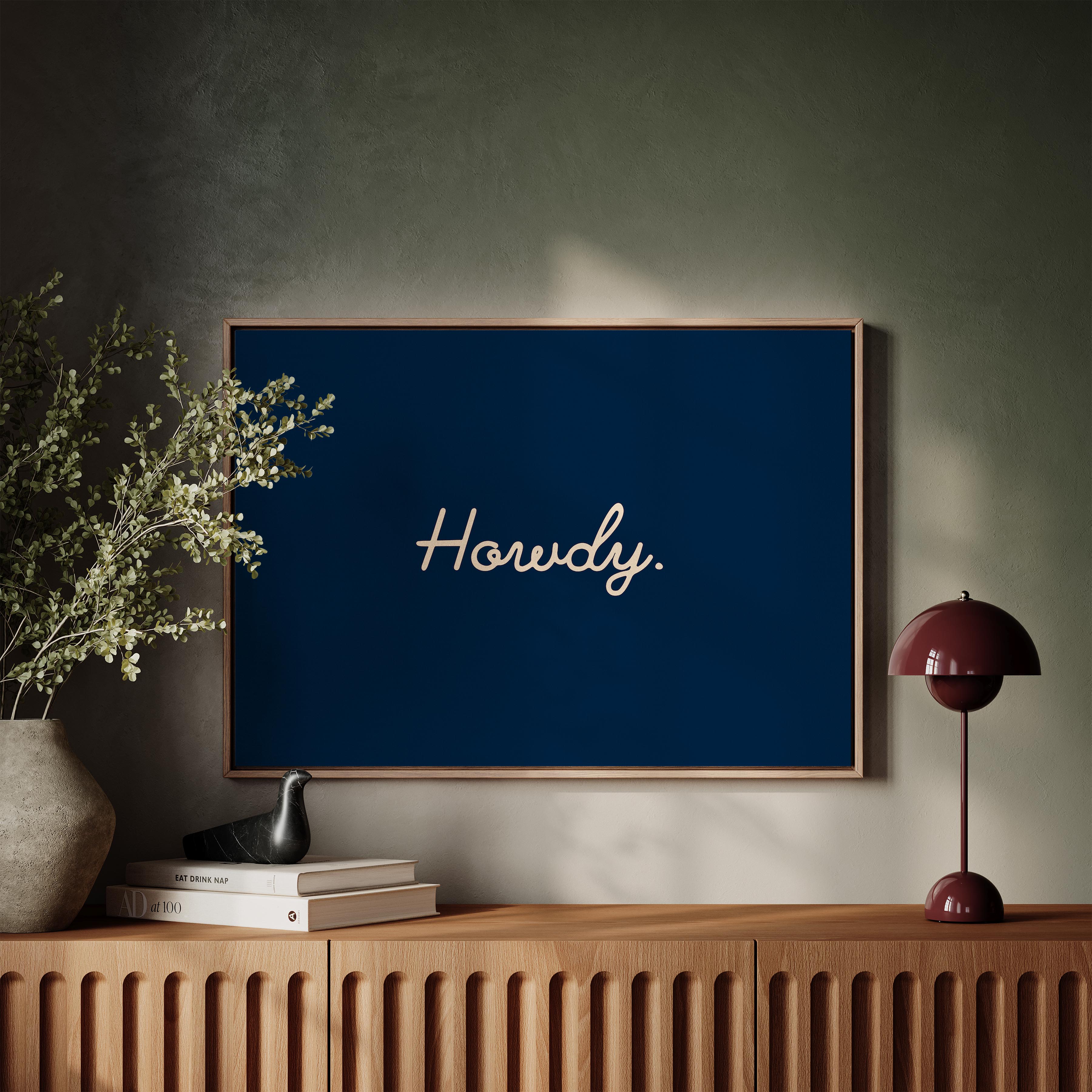 Howdy in Navy