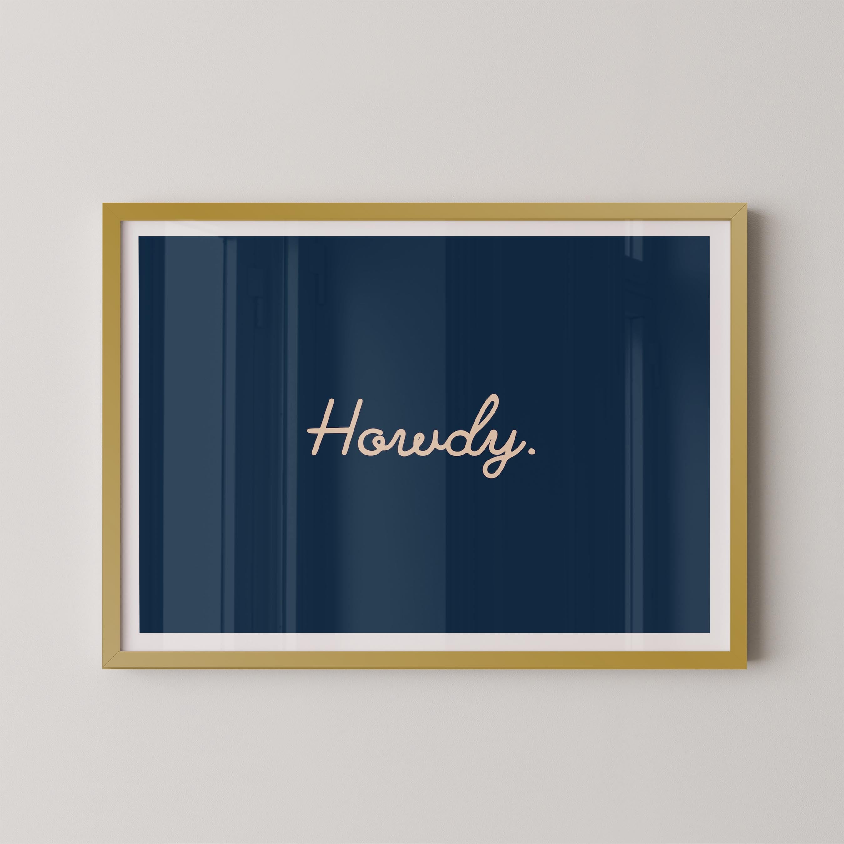 Howdy in Navy