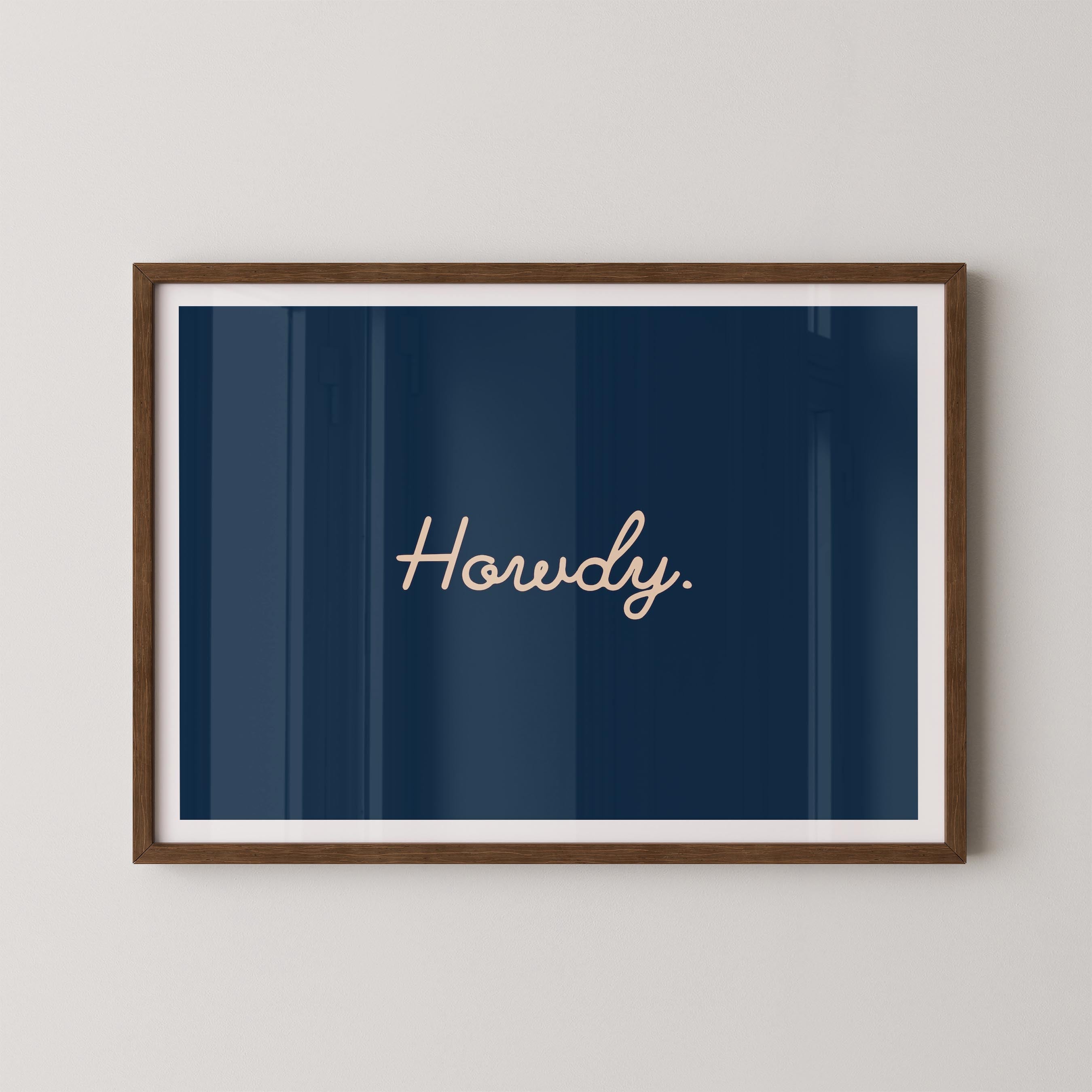 Howdy in Navy