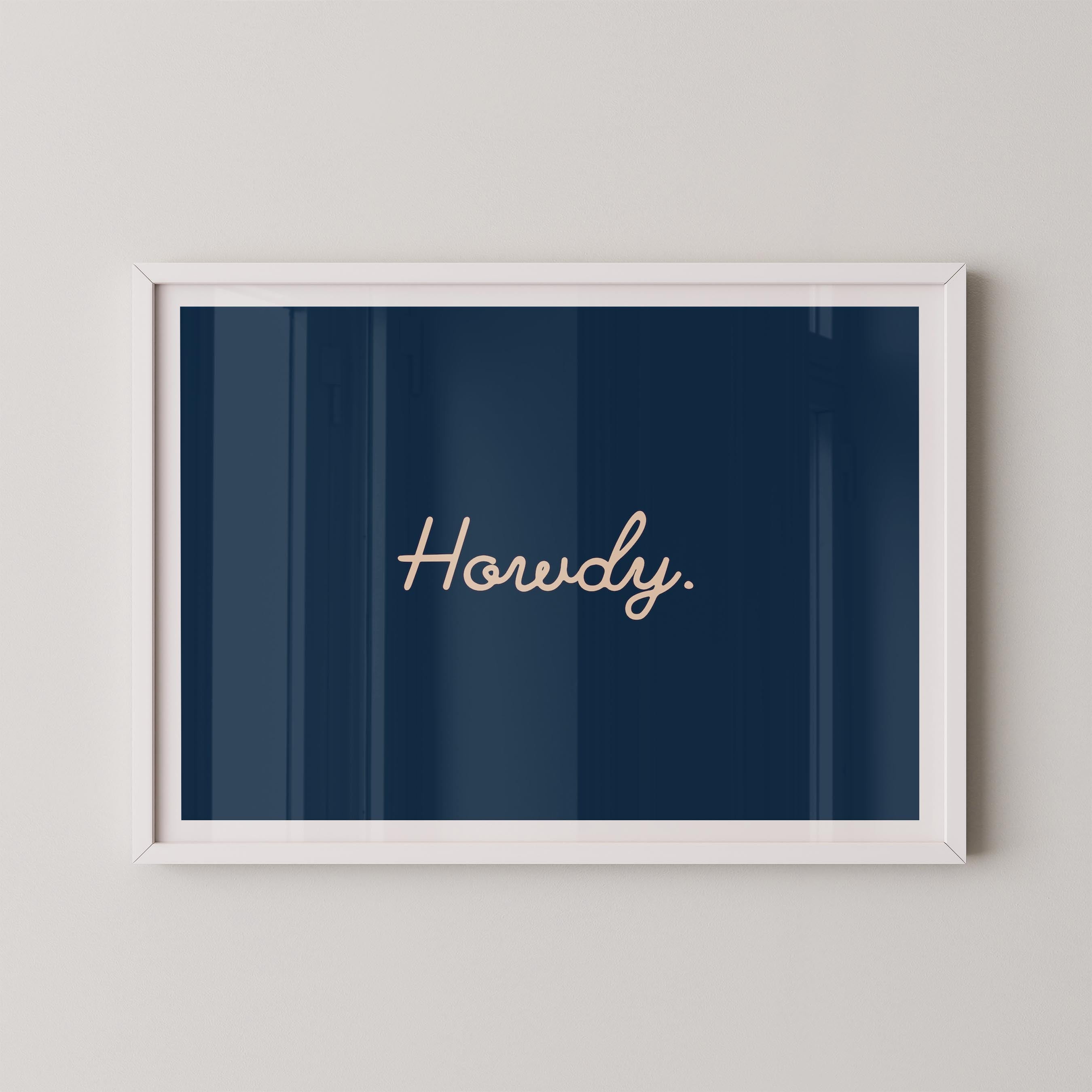 Howdy in Navy