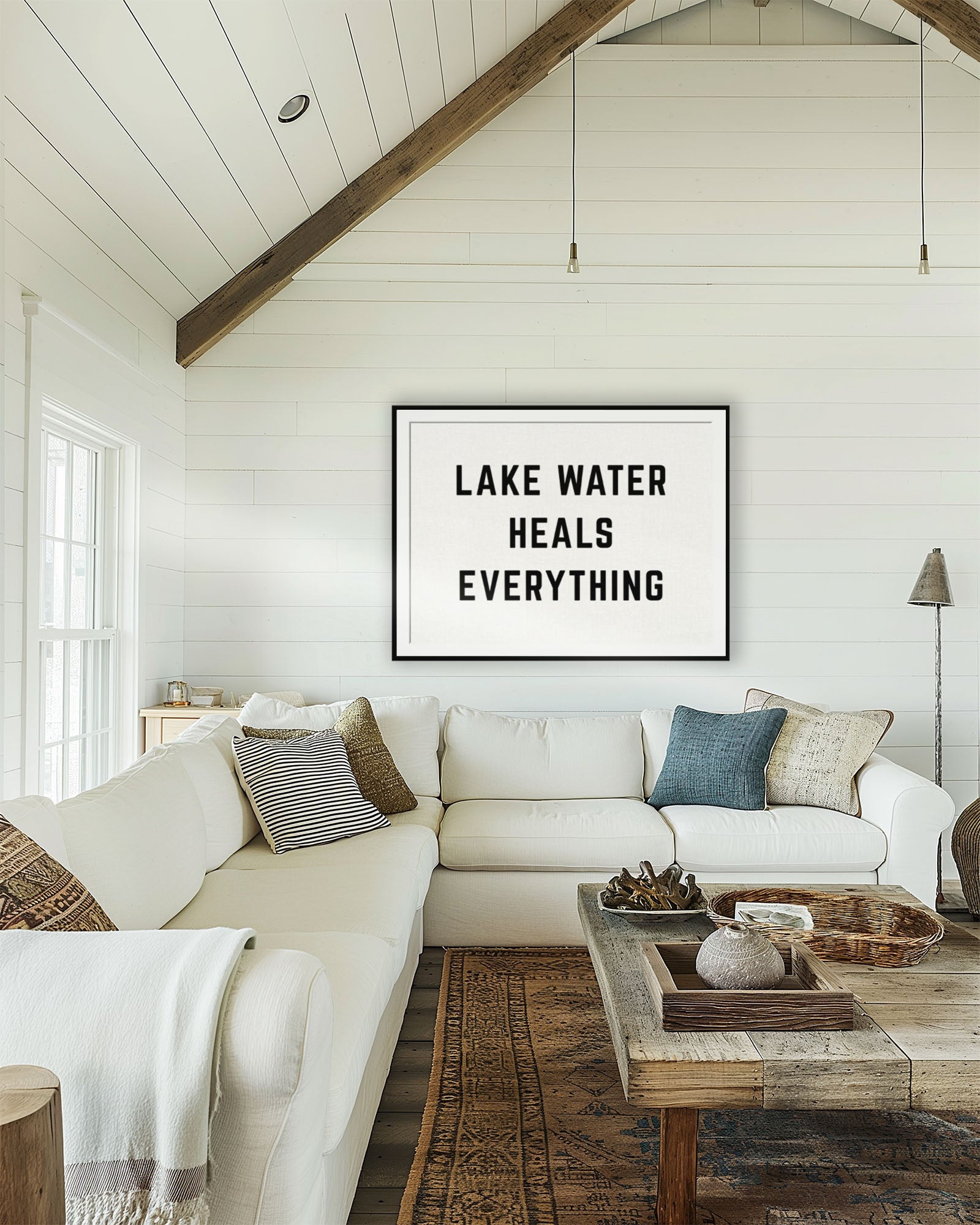 Lake Water Heals Everything Horizontal