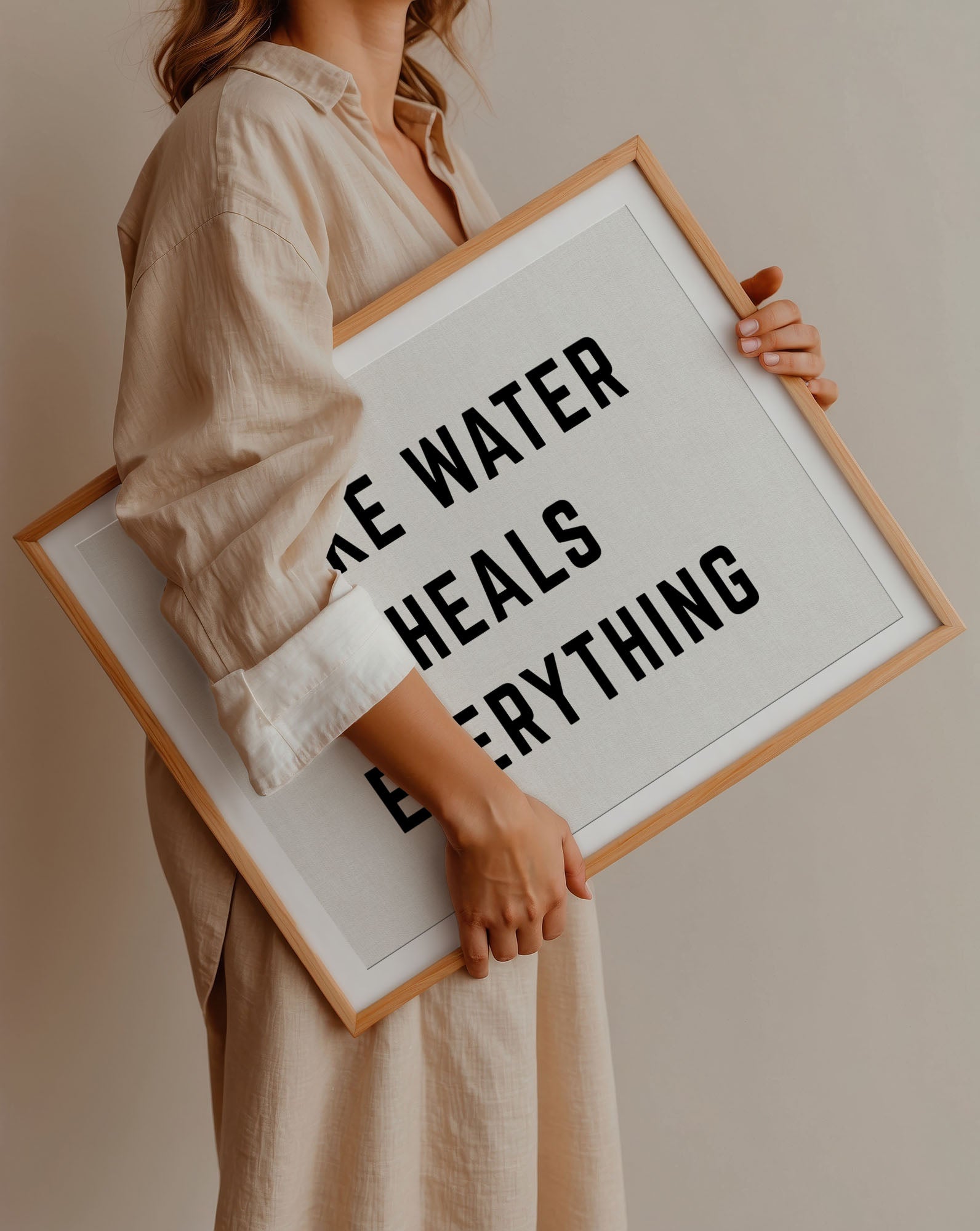 Lake Water Heals Everything Horizontal