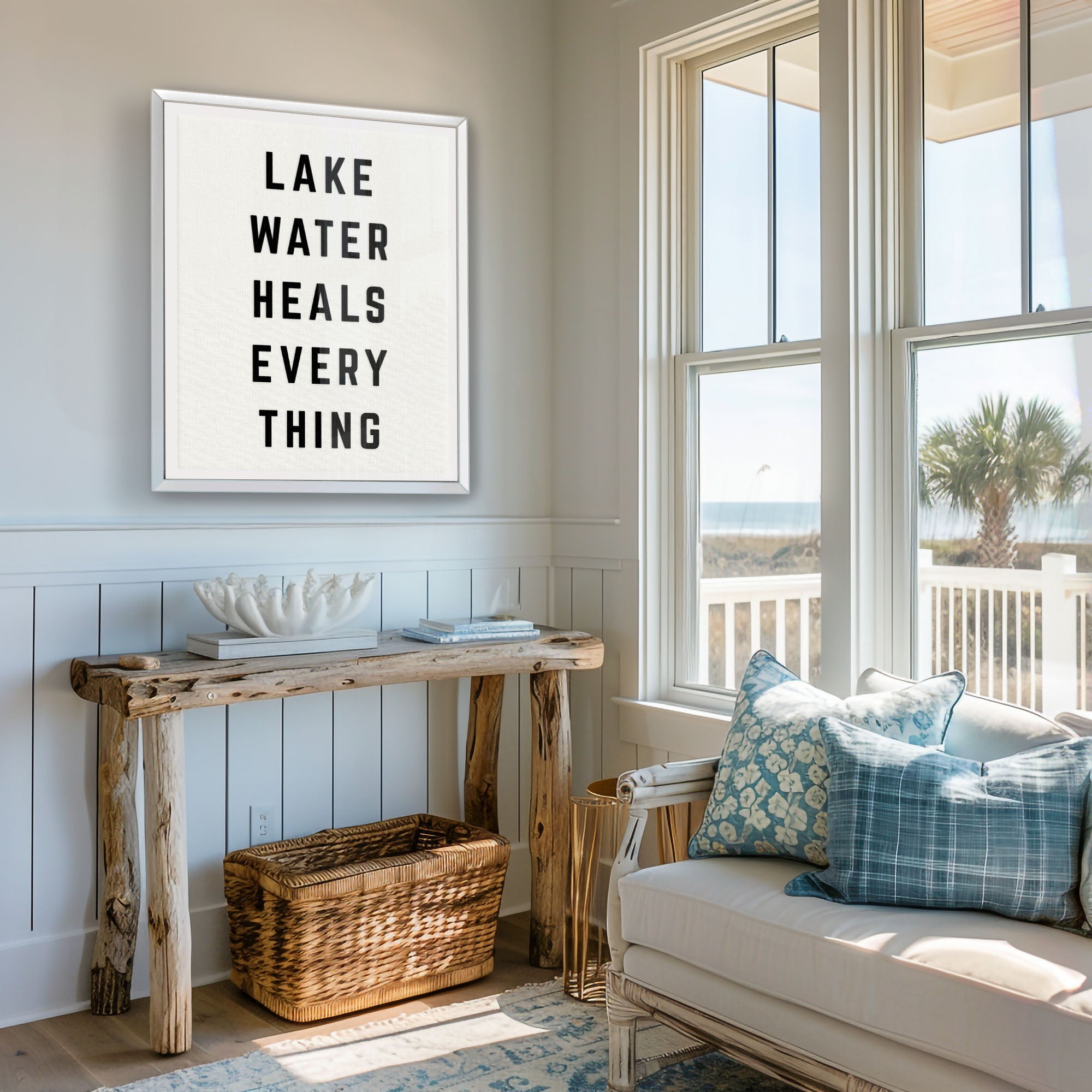 Lake Water Heals Everything Vertical