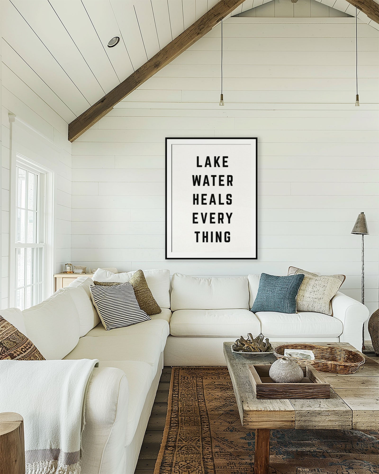 Lake Water Heals Everything Vertical