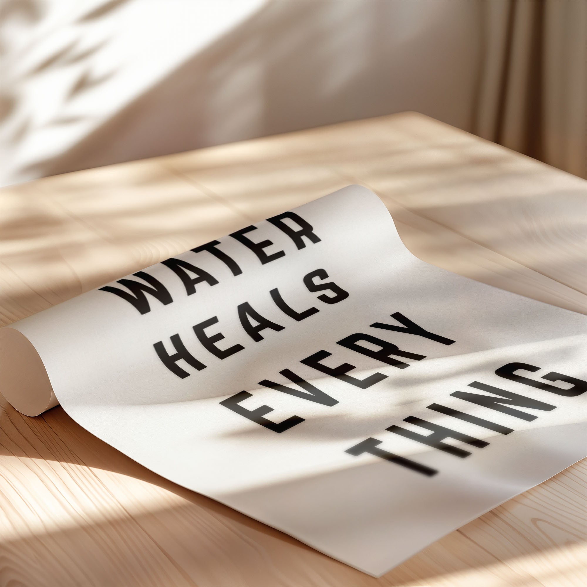 Lake Water Heals Everything Vertical