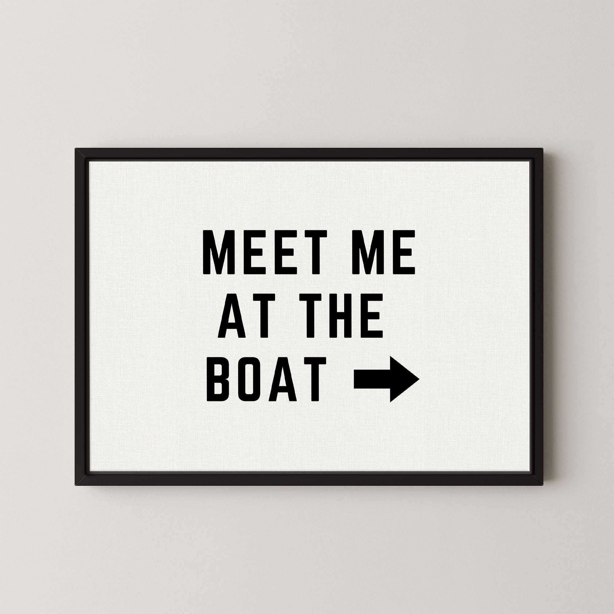 Meet Me at the Boat Horizontal