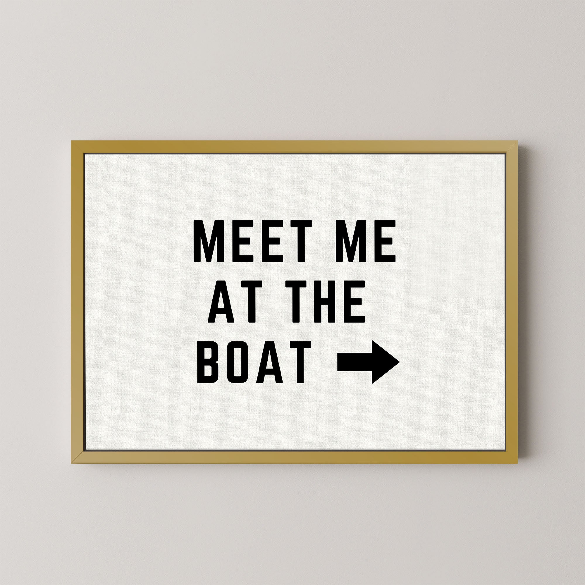 Meet Me at the Boat Horizontal