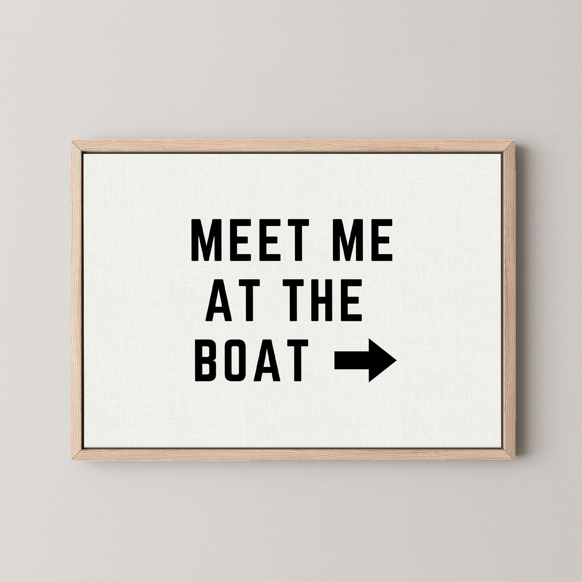 Meet Me at the Boat Horizontal