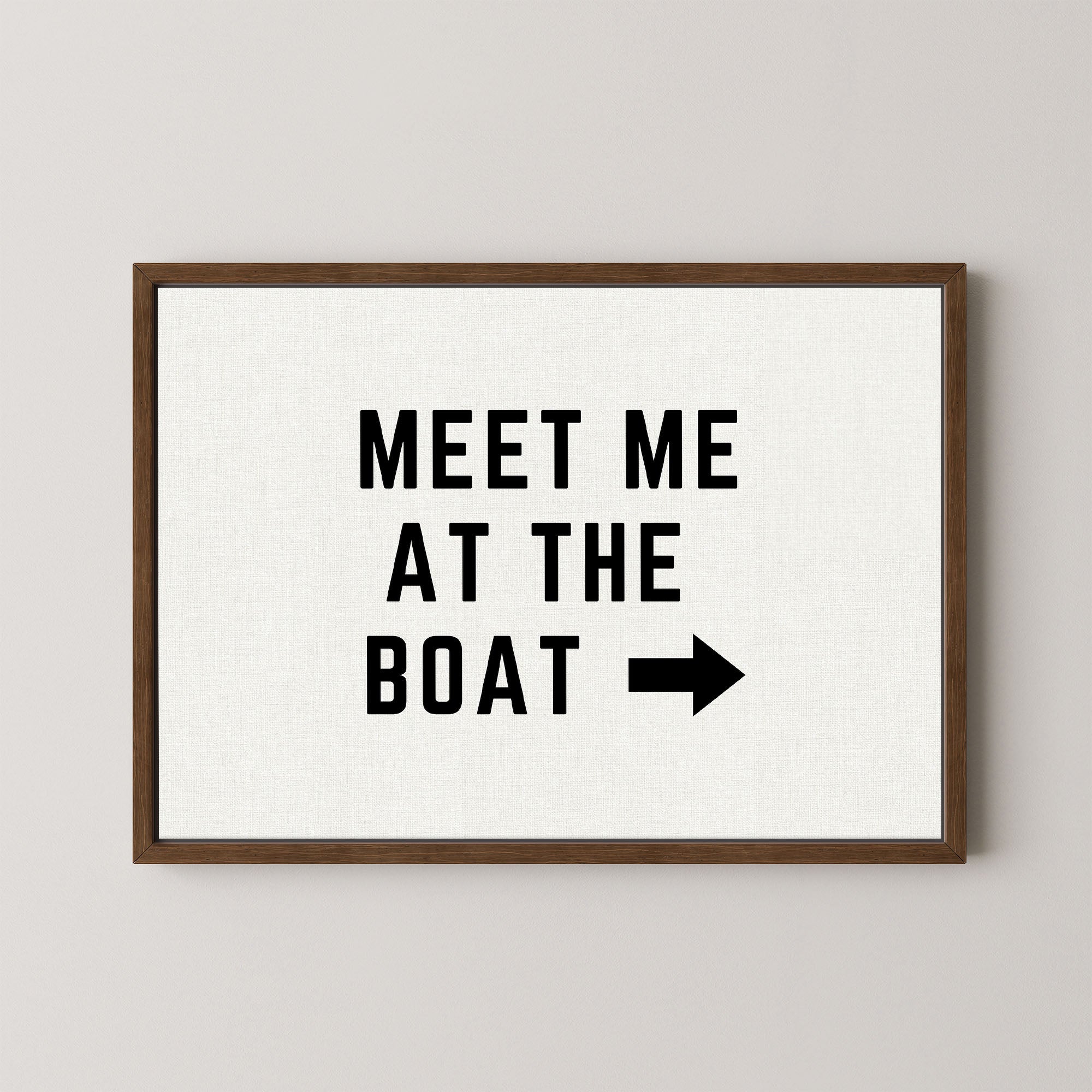 Meet Me at the Boat Horizontal