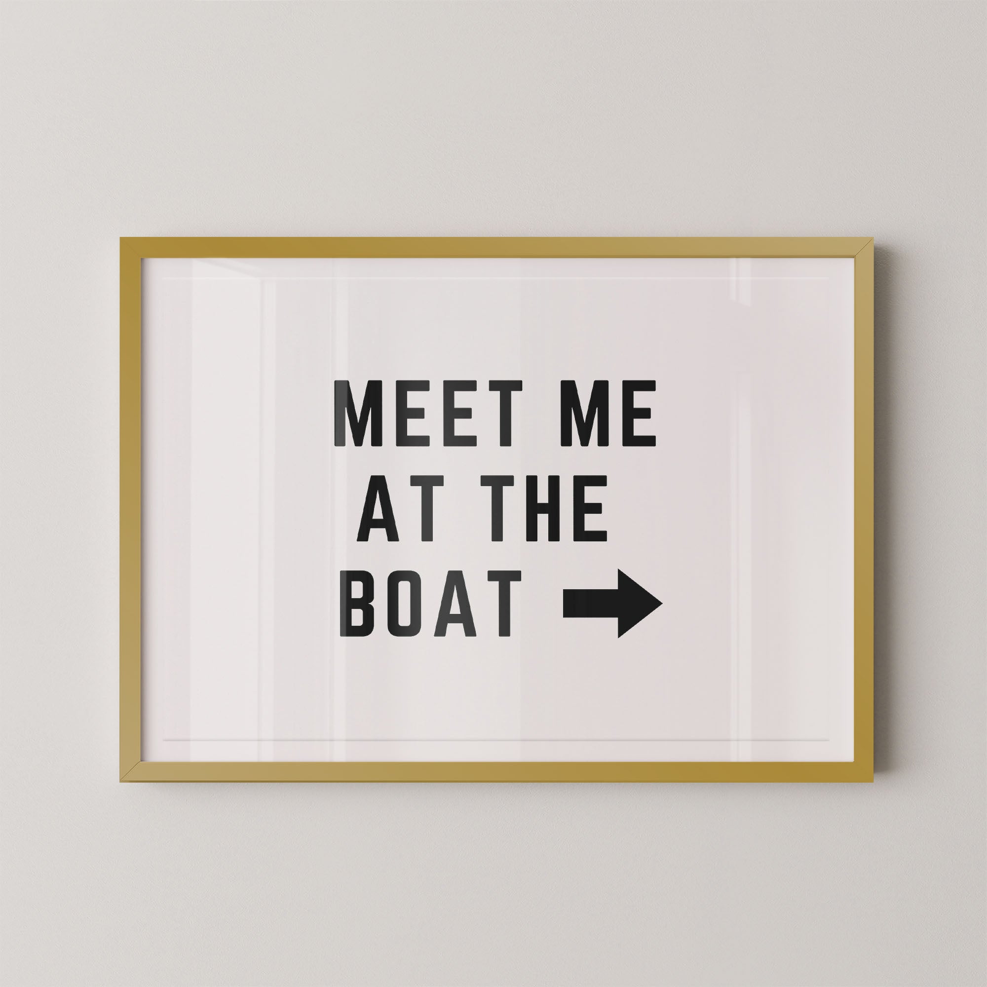 Meet Me at the Boat Horizontal