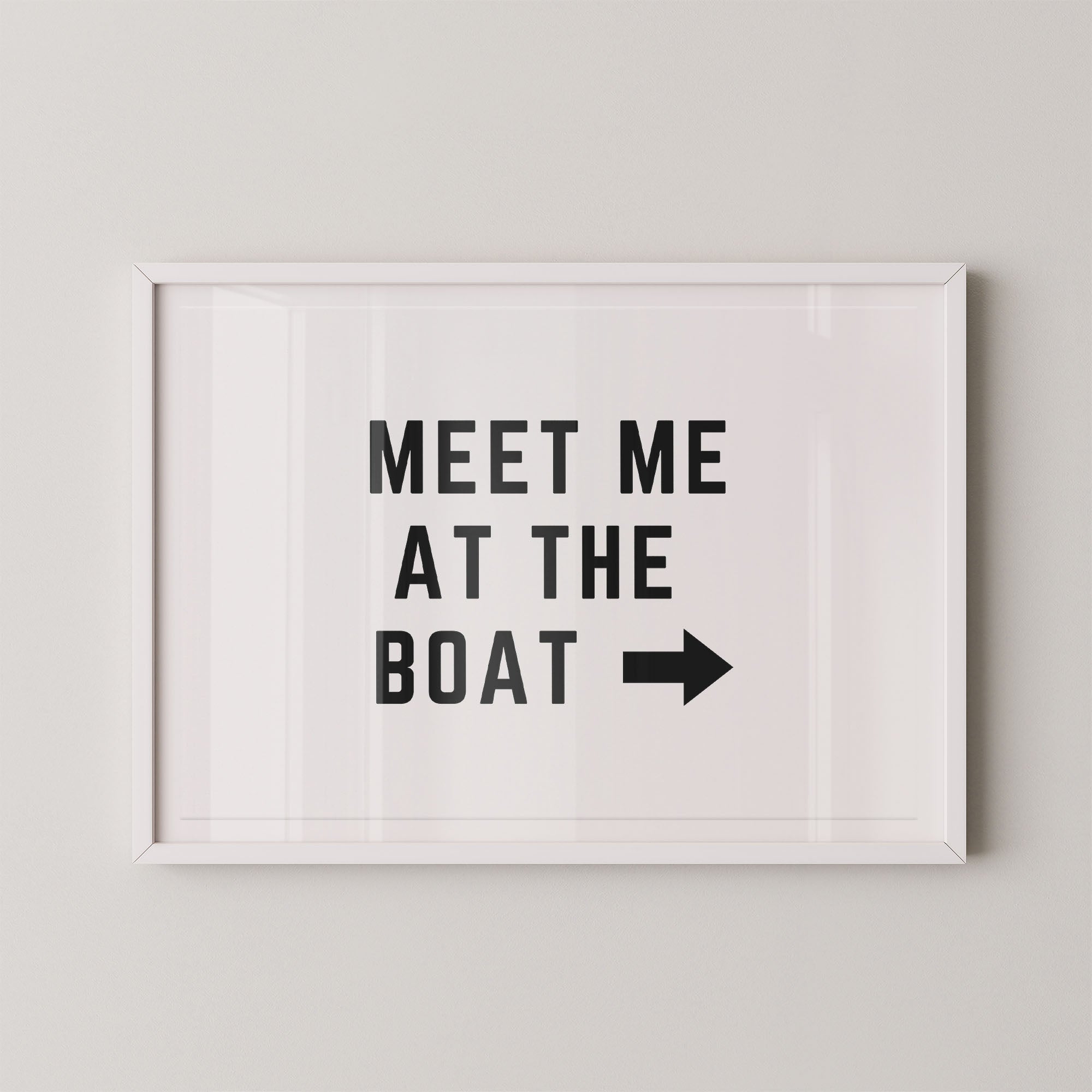 Meet Me at the Boat Horizontal