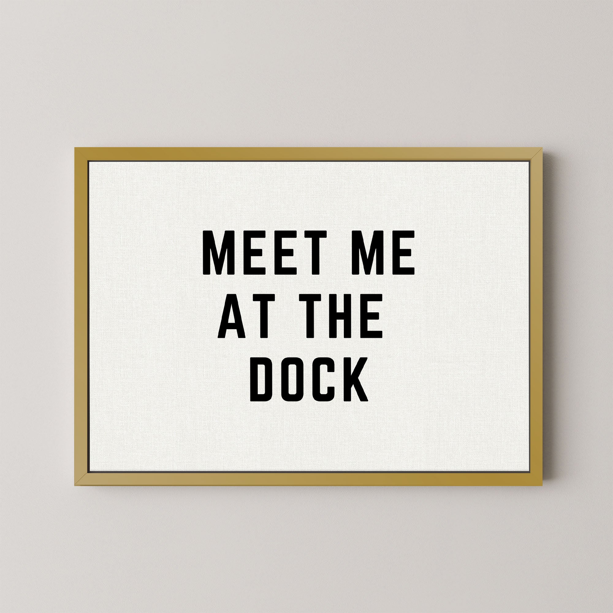 Meet Me at the Dock Horizontal