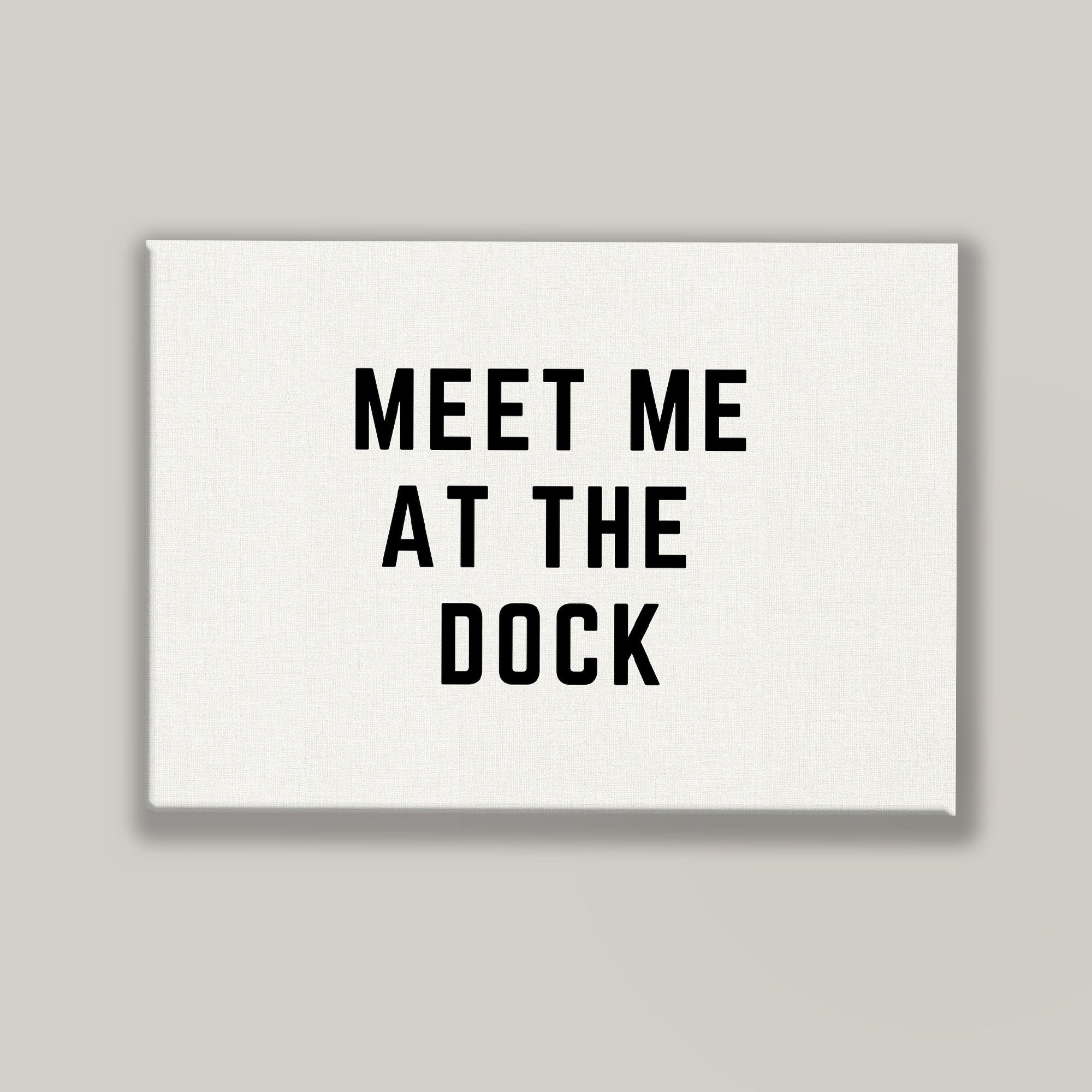 Meet Me at the Dock Horizontal