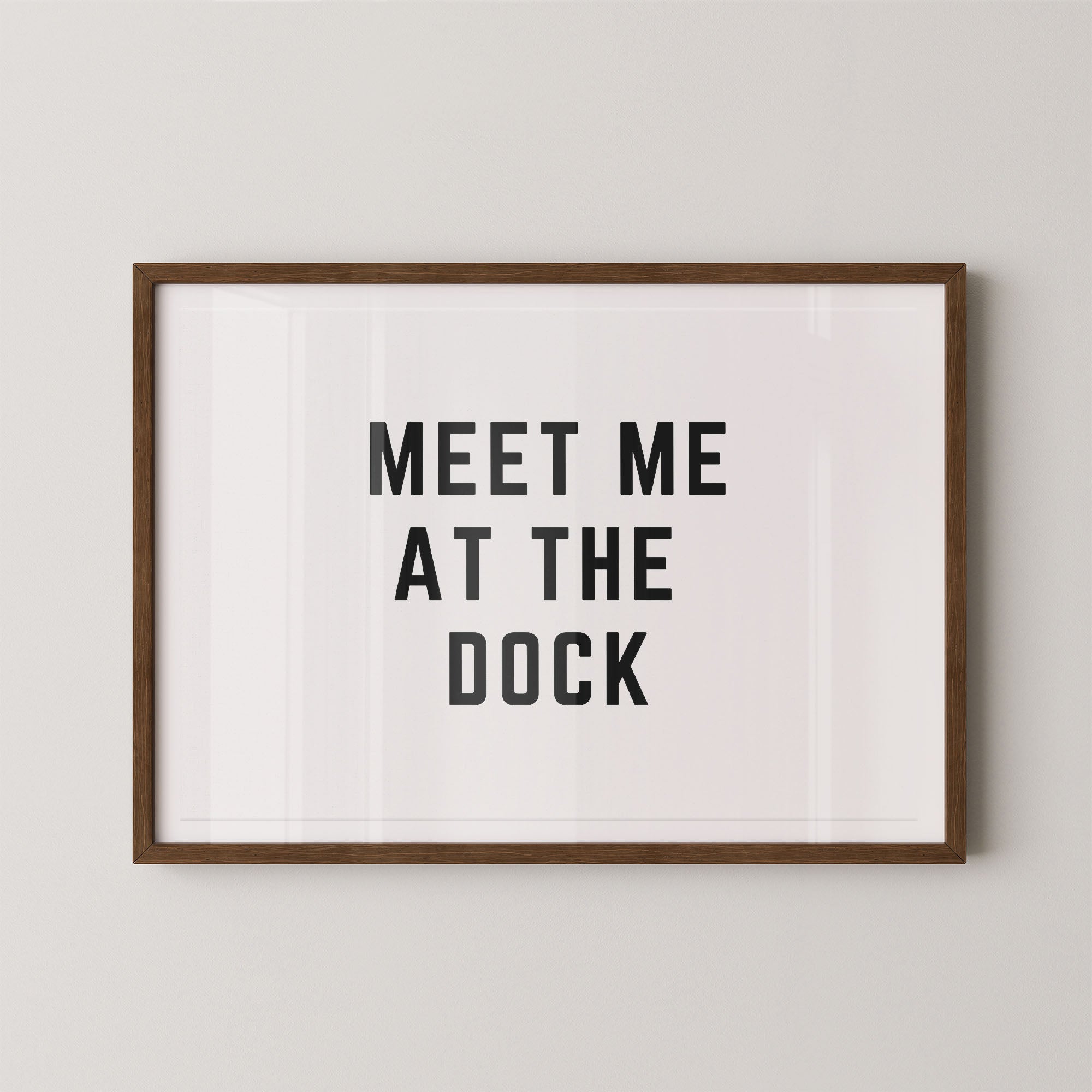 Meet Me at the Dock Horizontal