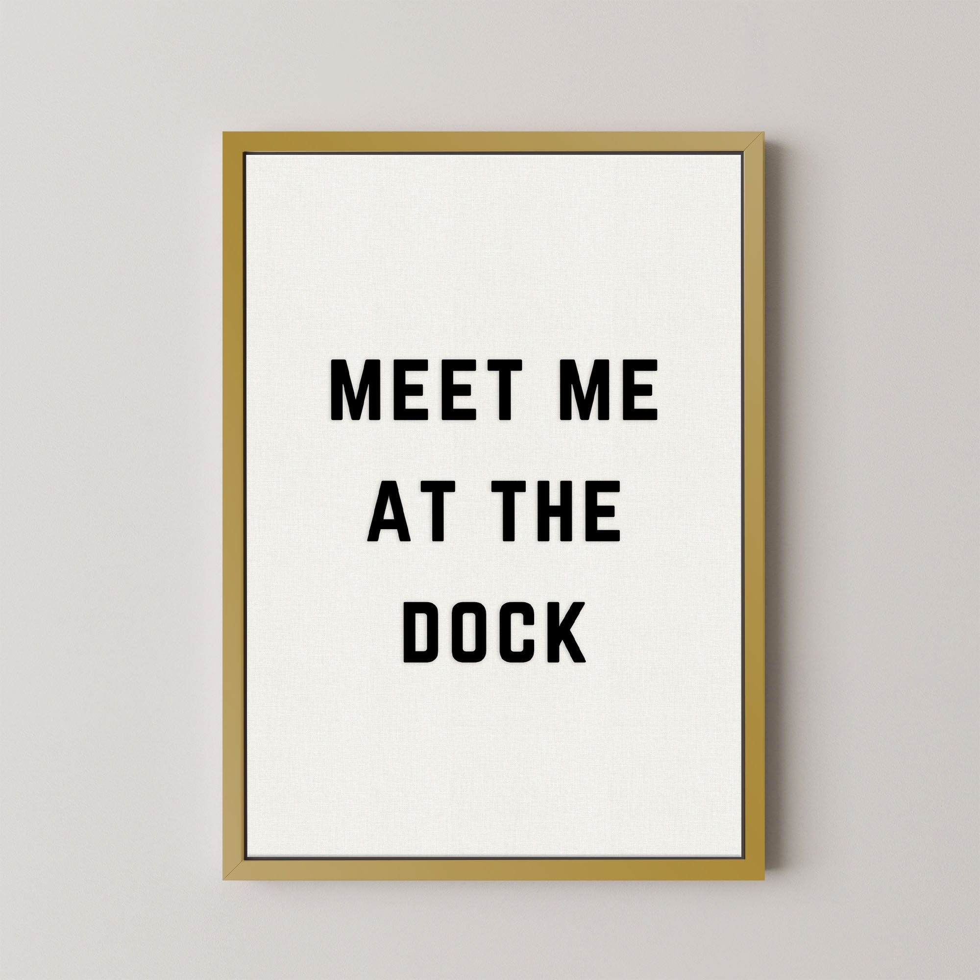 Meet Me at the Dock Vertical
