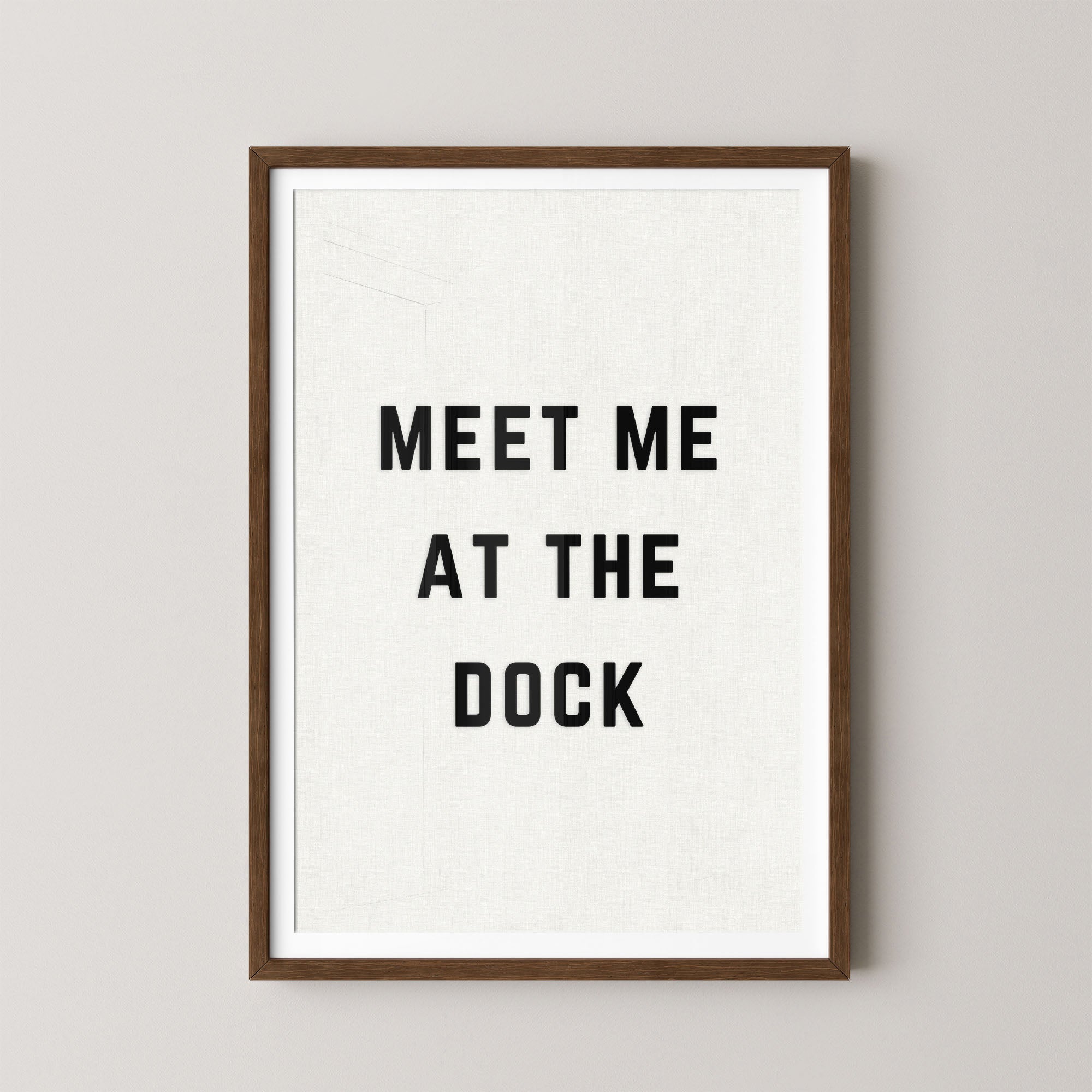 Meet Me at the Dock Vertical
