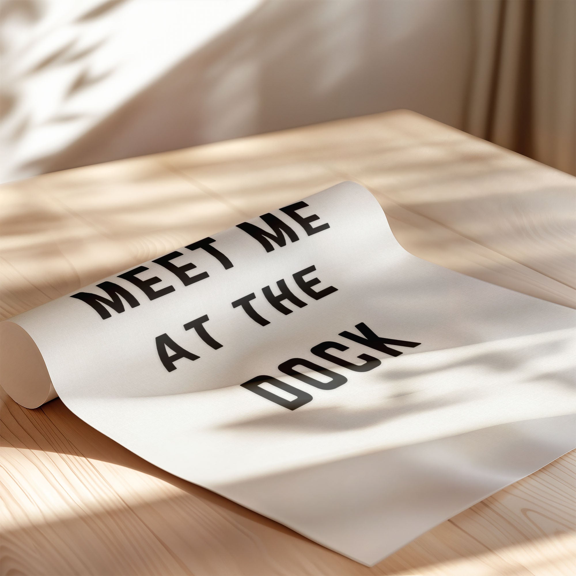 Meet Me at the Dock Vertical