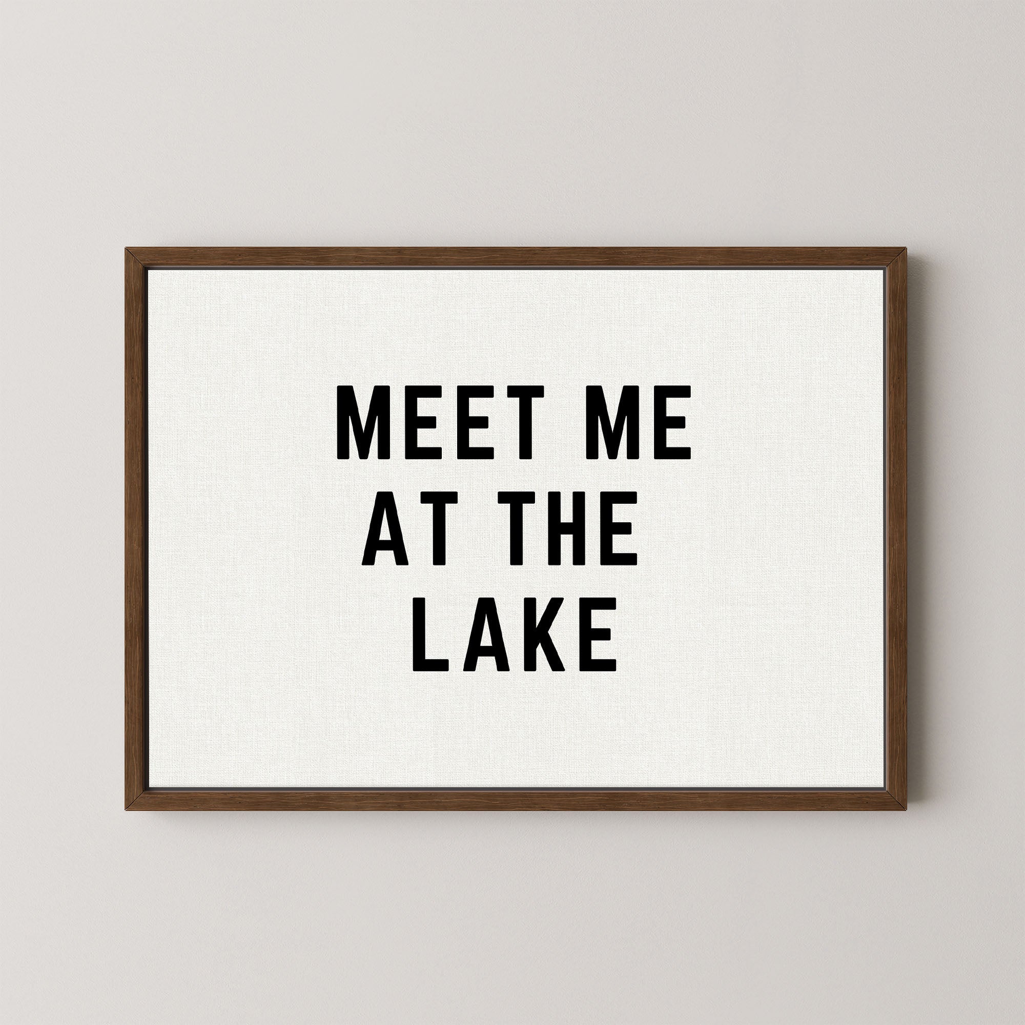 Meet Me at the Lake Horizontal