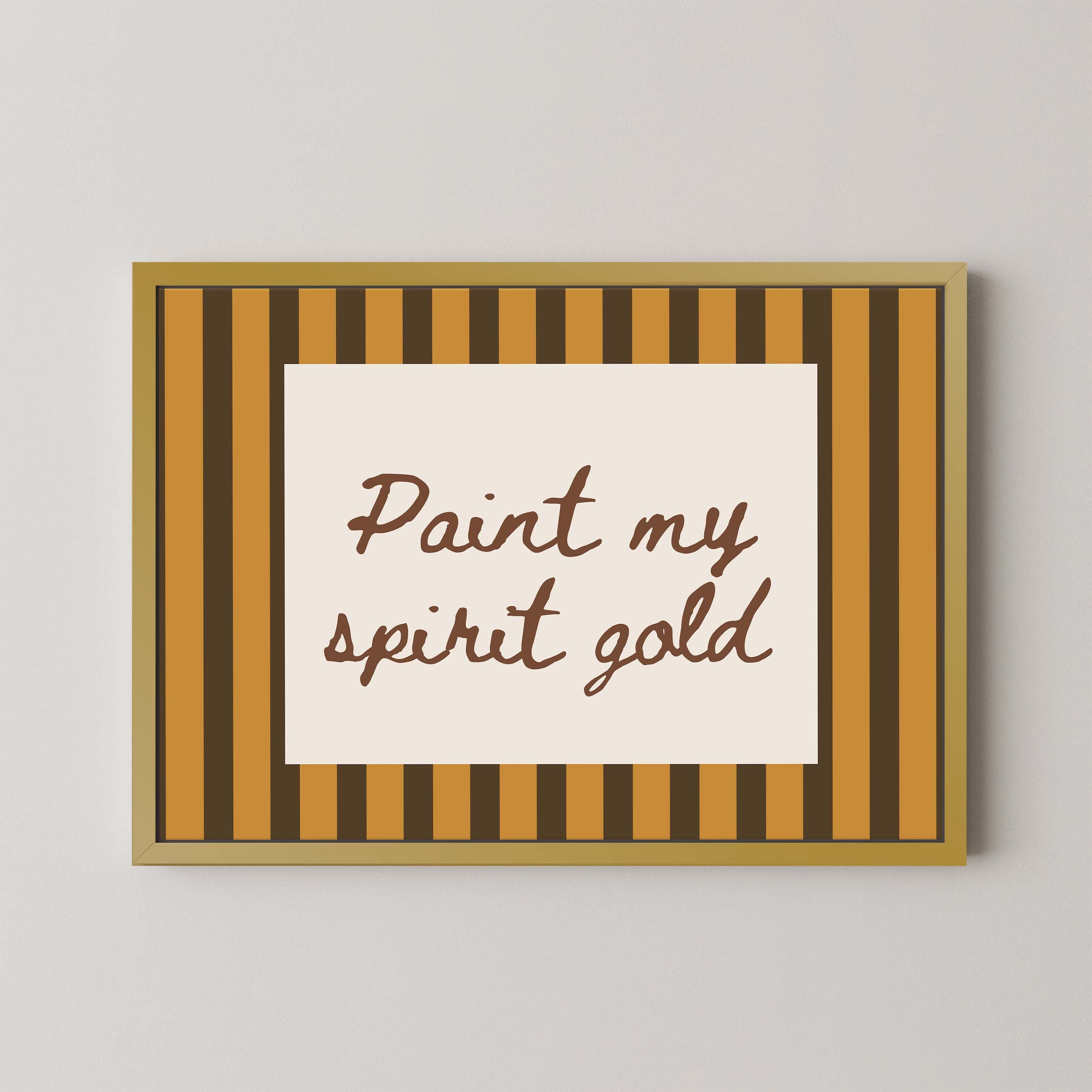 Paint My Spirit Gold