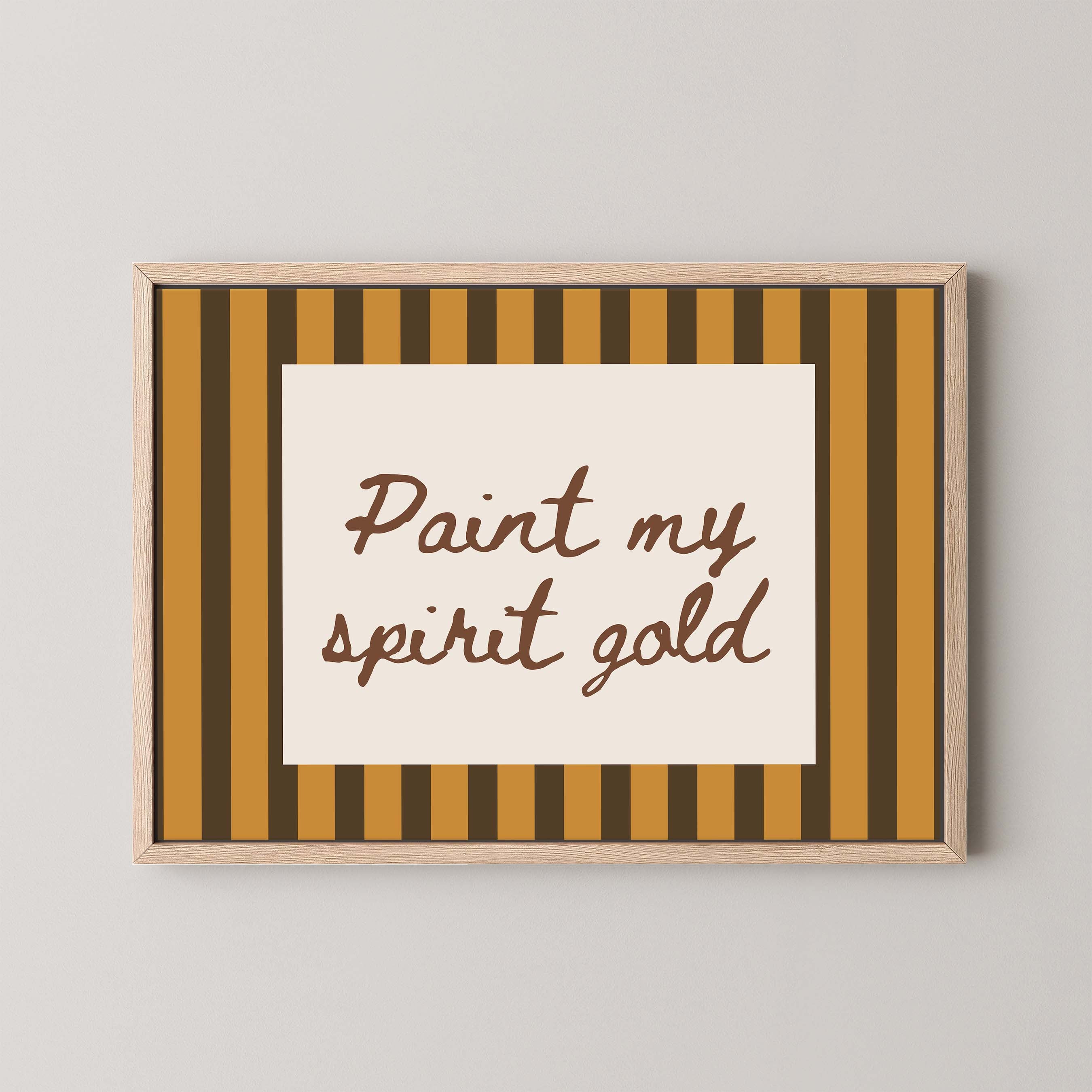 Paint My Spirit Gold