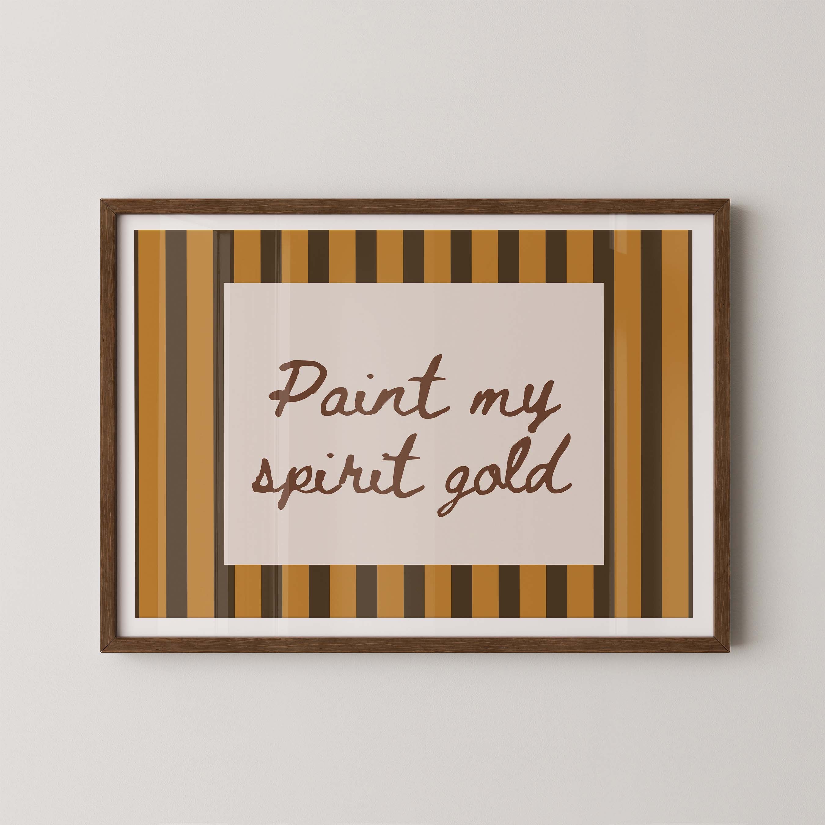 Paint My Spirit Gold