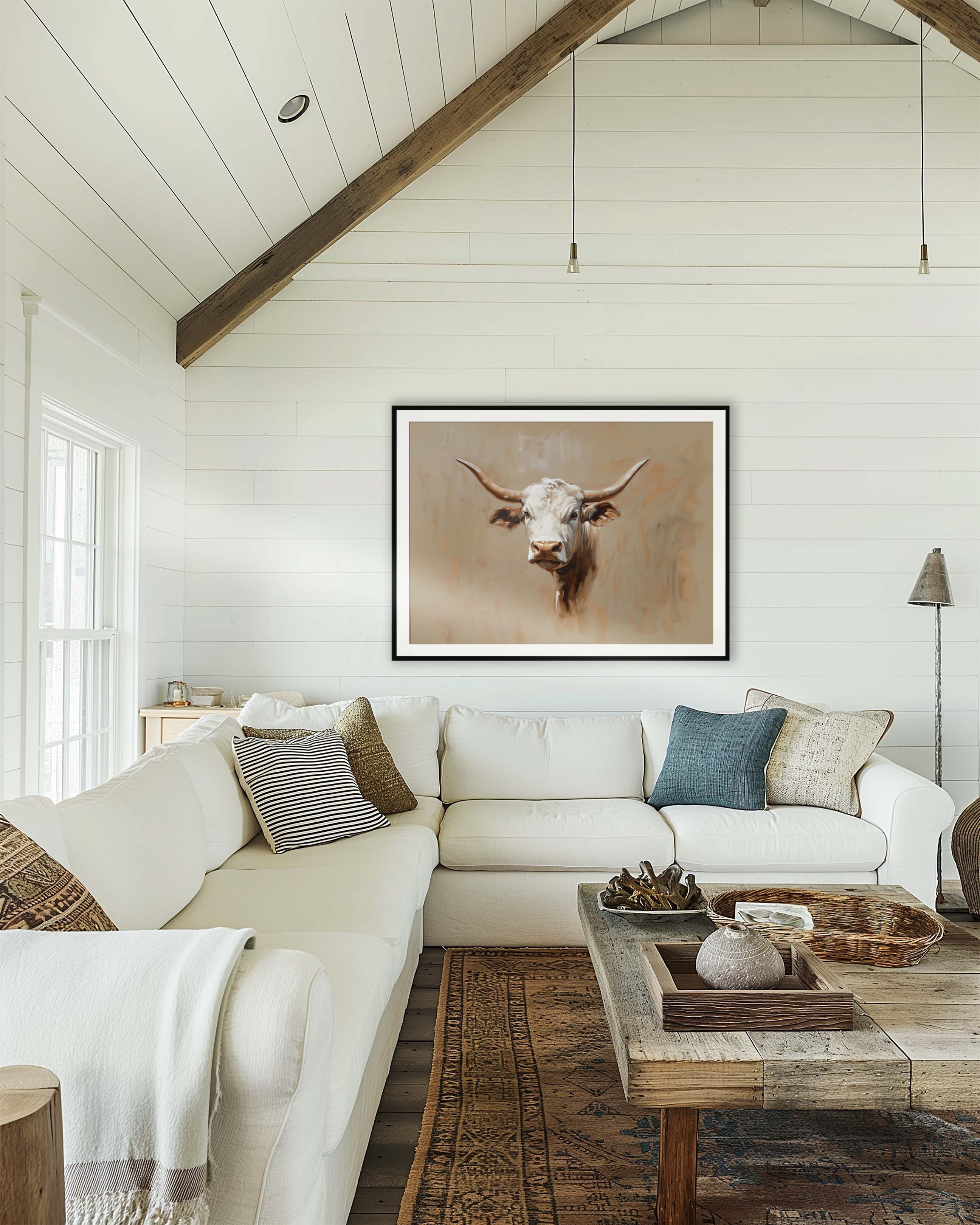 Portrait of a Bull